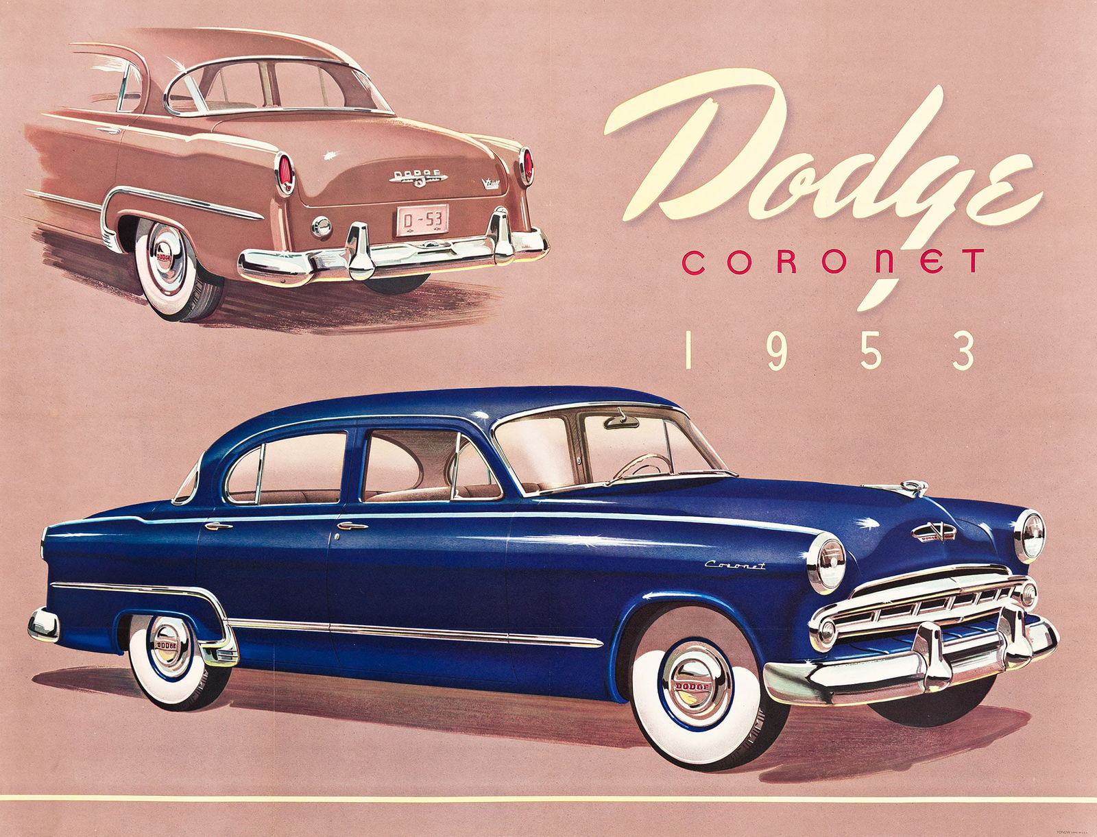 Designer Unknown, Dodge Coronet. 1953. (1 of 1)