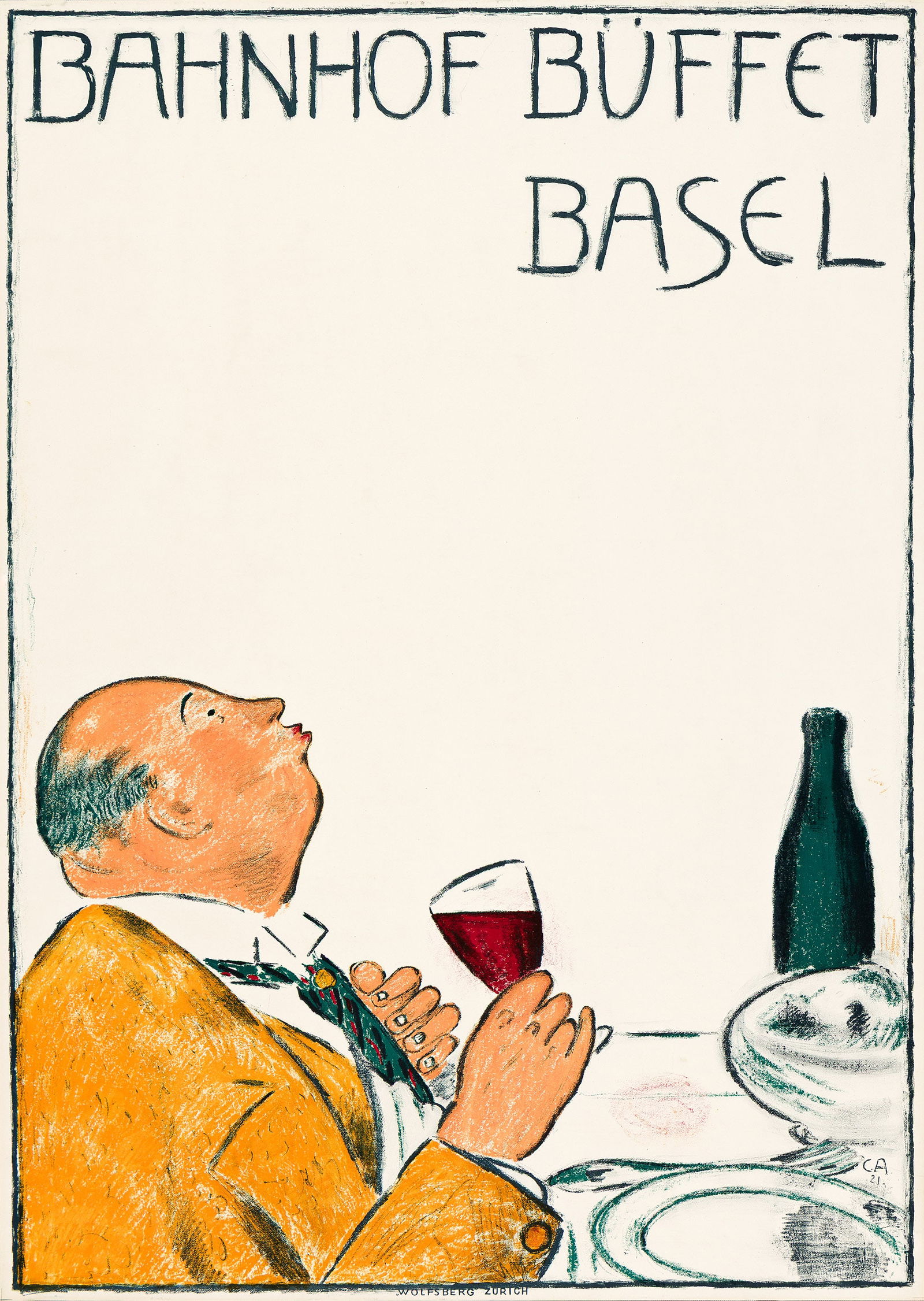 Cuno Amiet, Bahnhof Buffet Basel. 1921. (1 of 1)