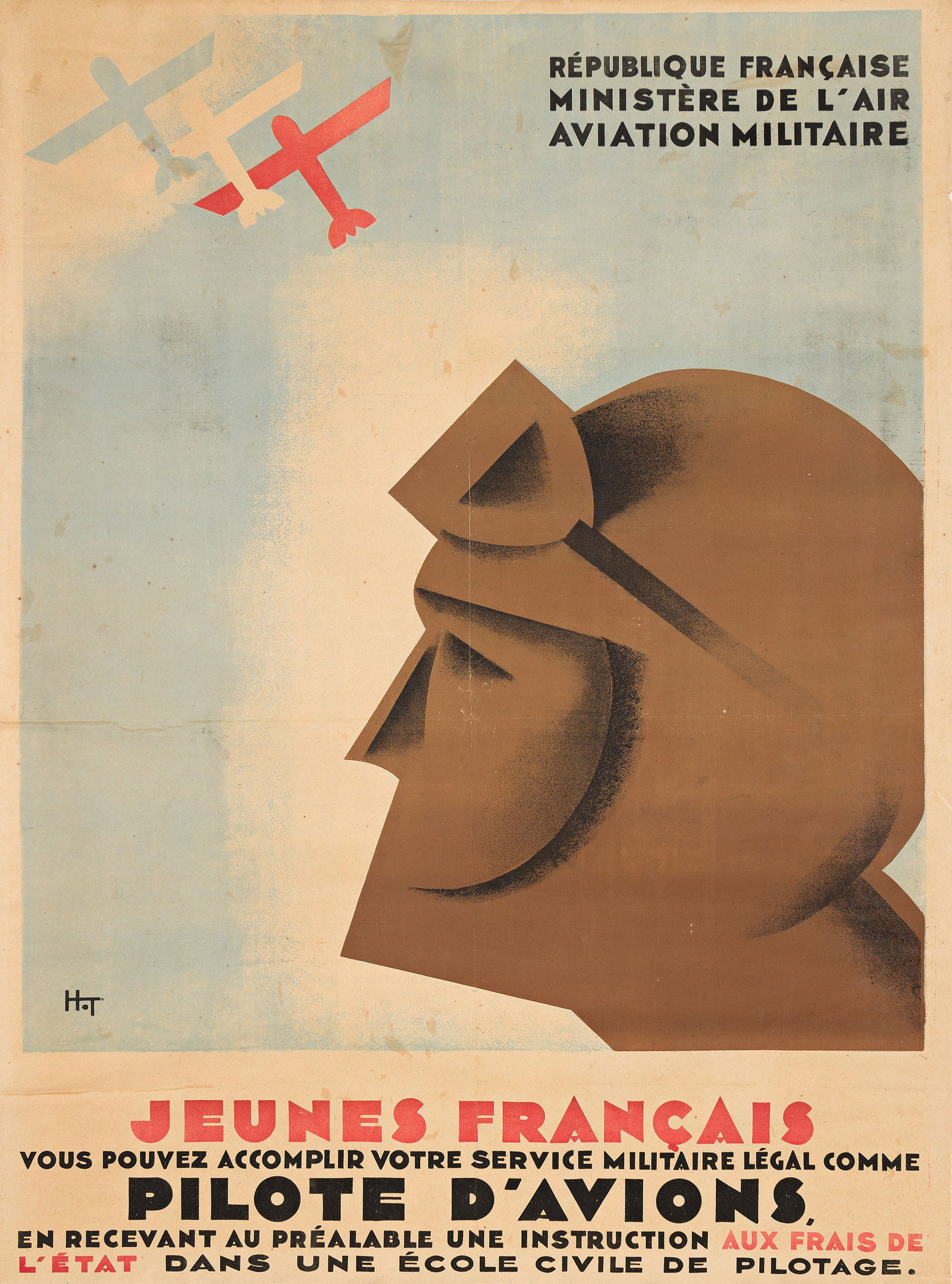 Alfred Ballot-Beaupré, Jeunes Francais / Pilote D'Avions. (1 of 1)