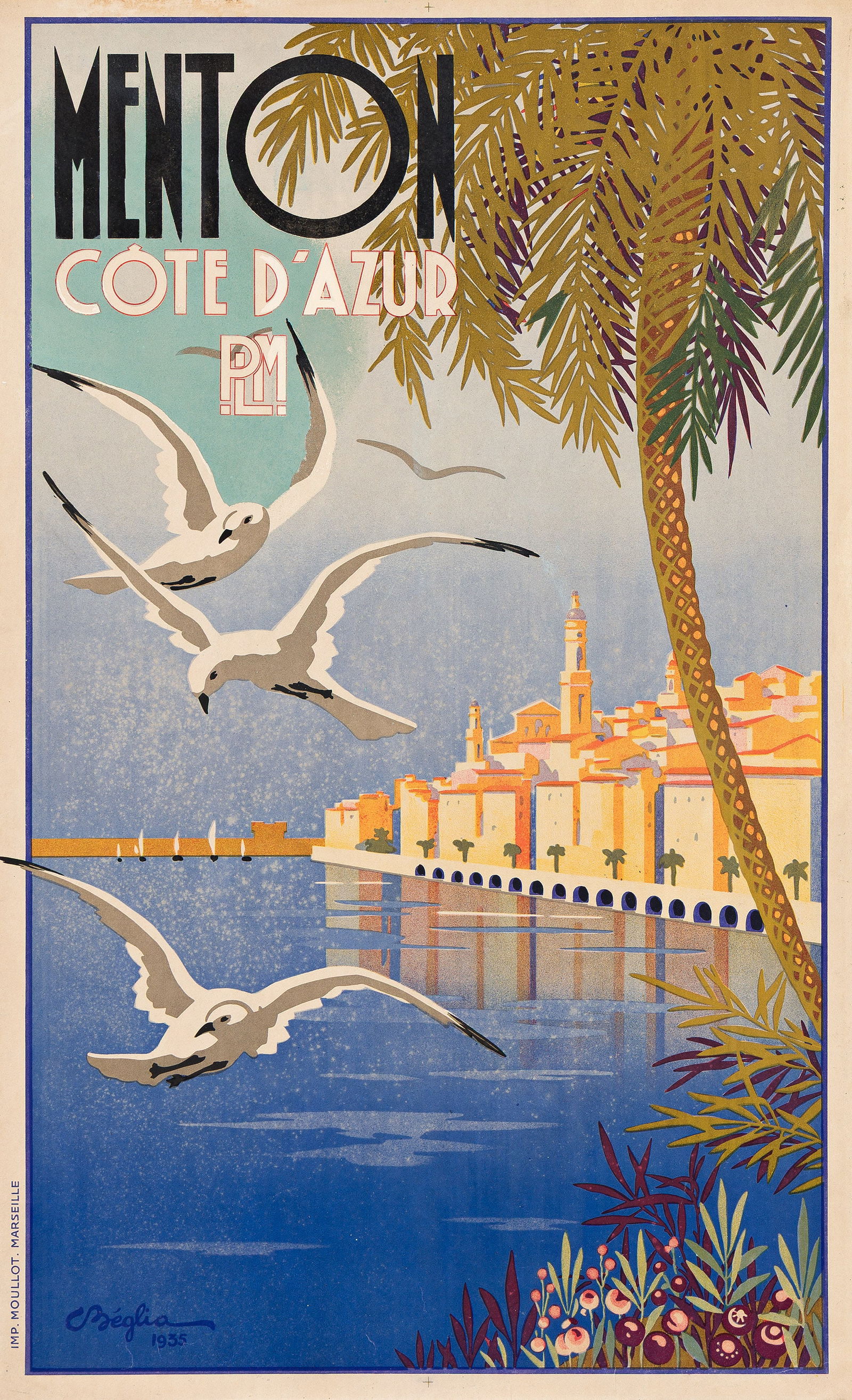 Charles Beglia, Menton Côte d'Azur. 1935. (1 of 1)