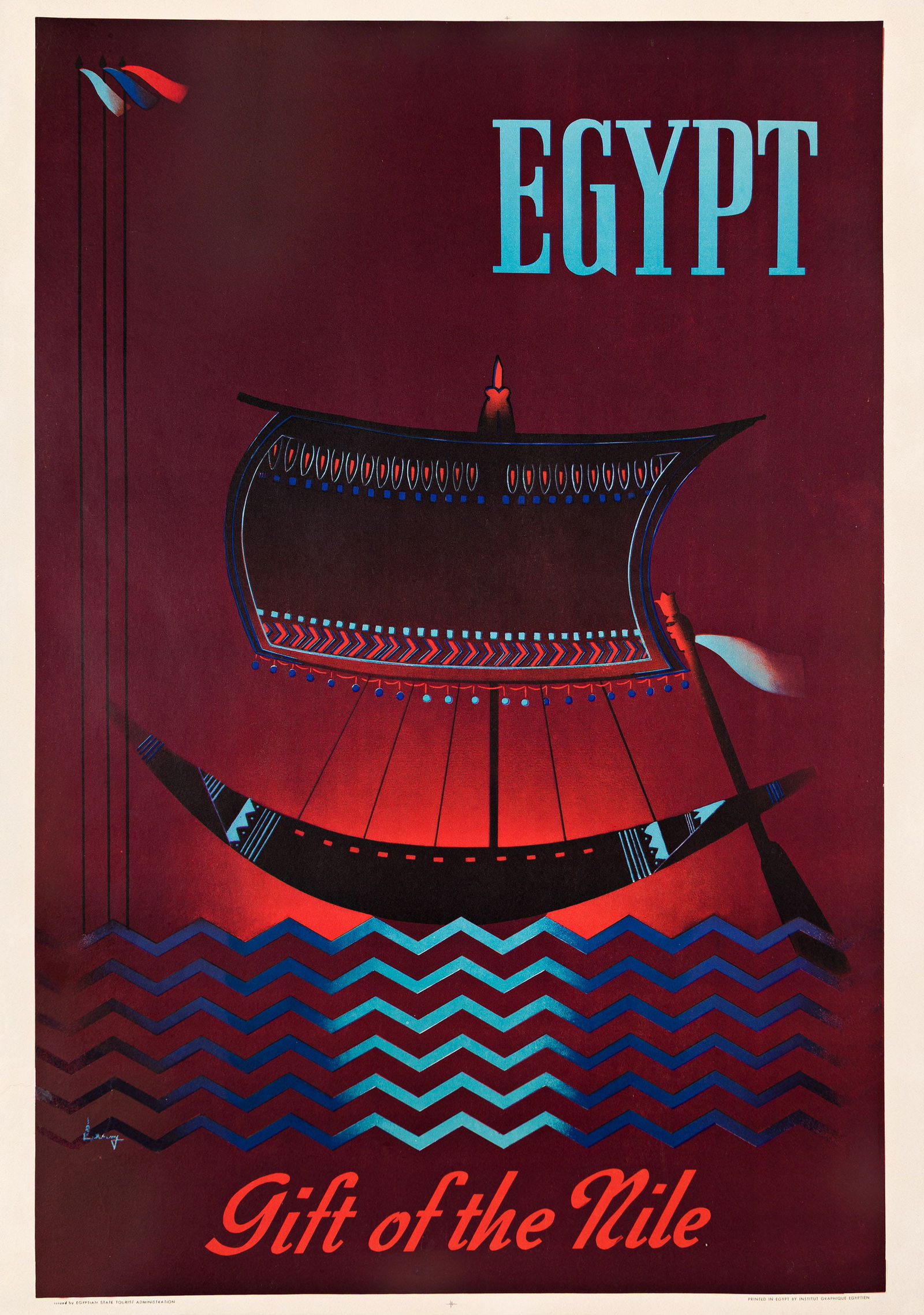 Ismael M. Azmy, Egypt / Gift of the Nile. Circa 1950s. (1 of 1)