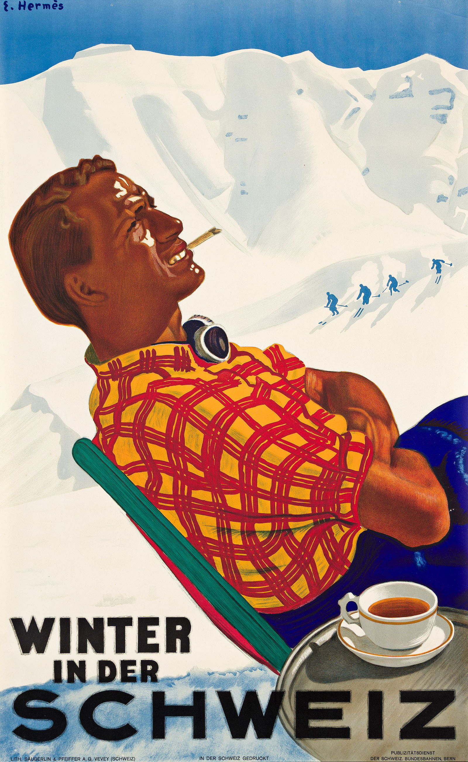 Erich Hermes, Winter in der Schweiz. 1936. (1 of 1)