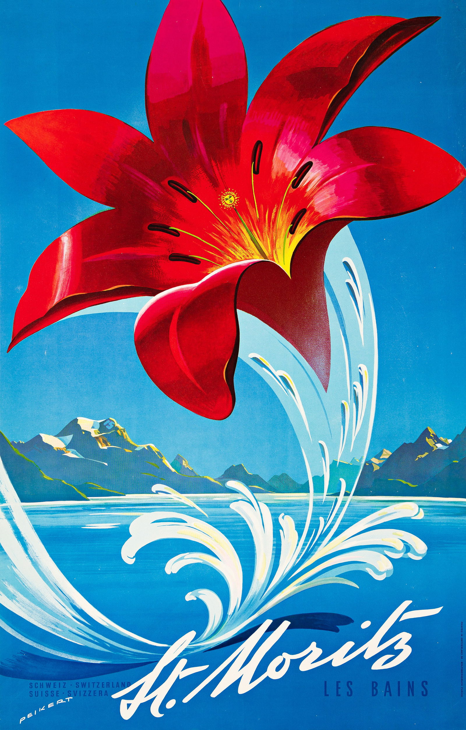 Martin Peikert, St. Moritz / Les Bains. Circa 1950. (1 of 1)