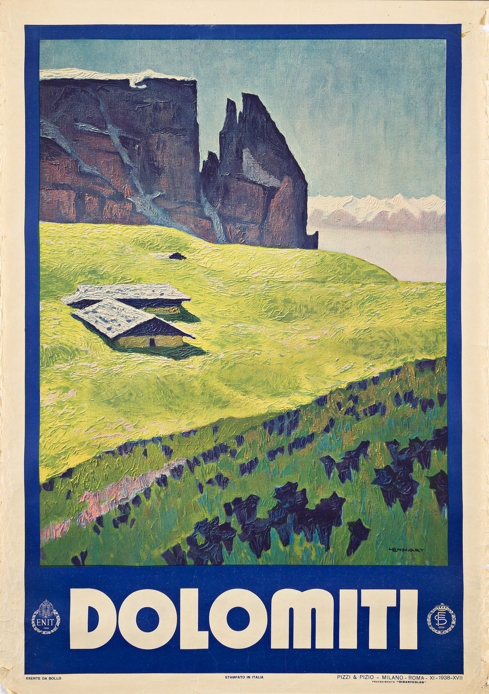 Franz Lenhart, Dolomiti. 1938. (1 of 1)