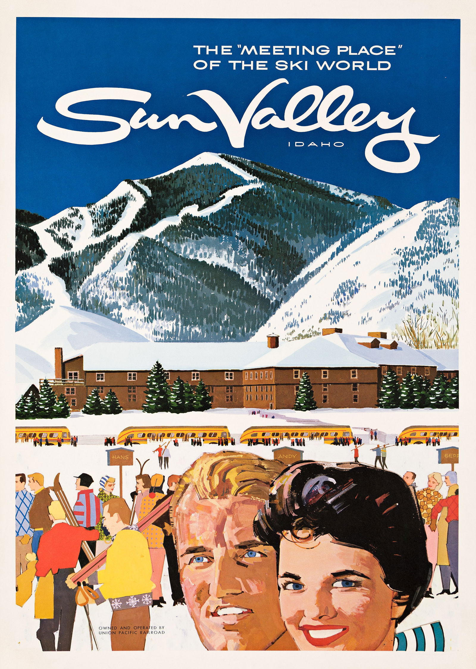 Designer Unknown, Sun Valley / The Meeting Place of the Ski World. Circa 1960. (1 of 1)