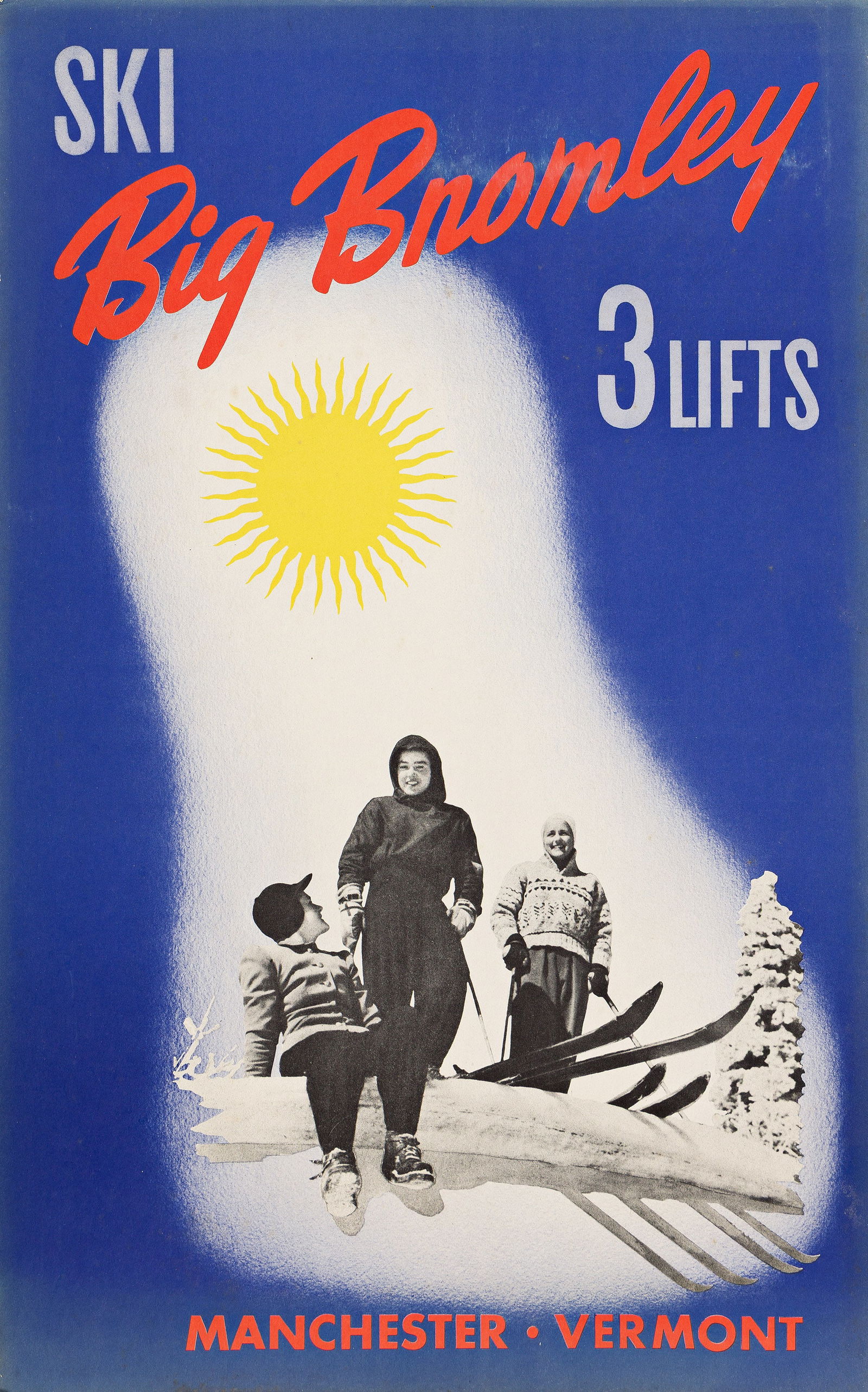Designer Unknown, Ski Big Bromley / Manchester • Vermont. Circa 1940. (1 of 1)
