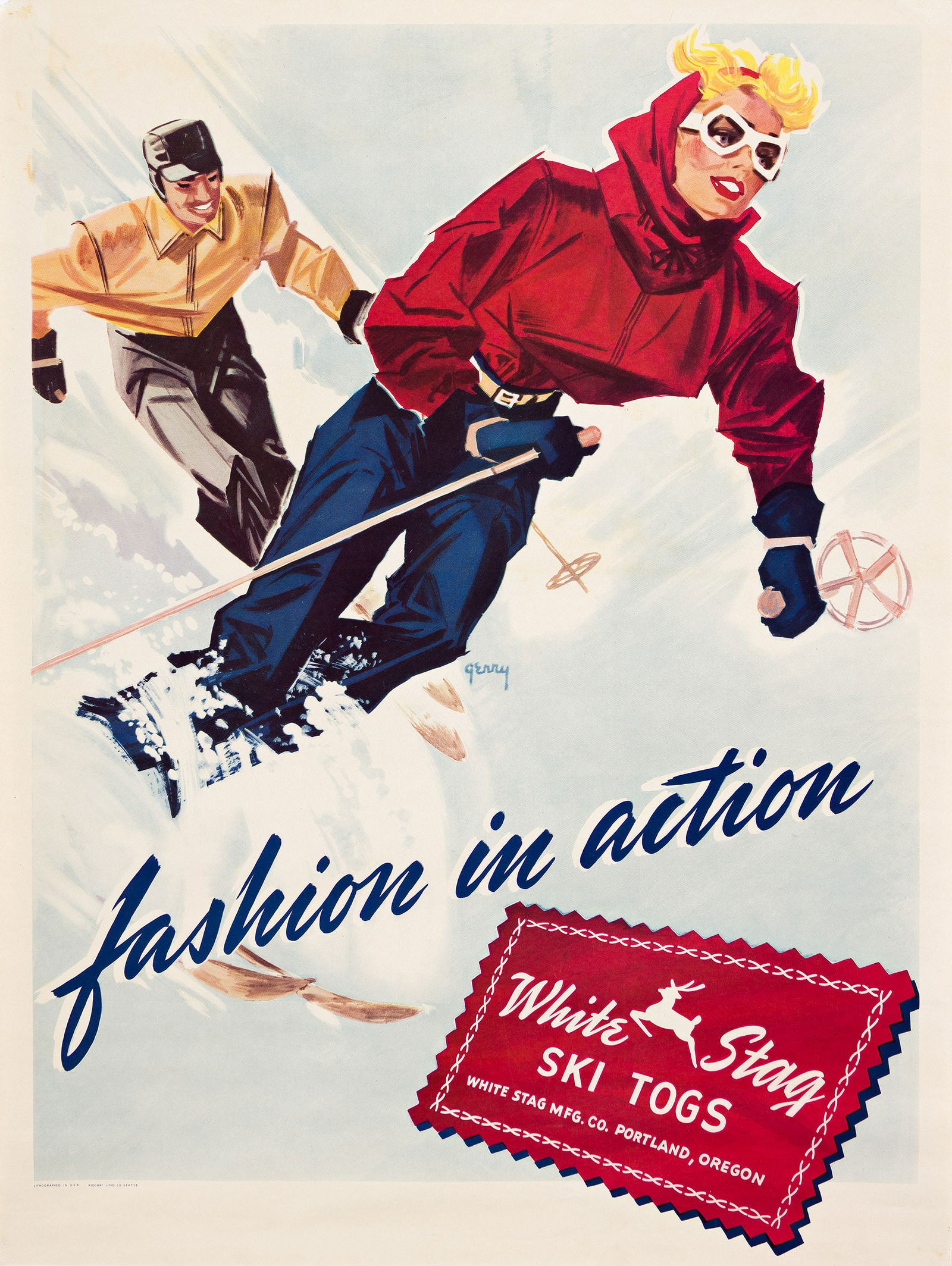 Gerry, Dates Unknown, Fashion in Action / White Stag Ski Togs. (1 of 1)