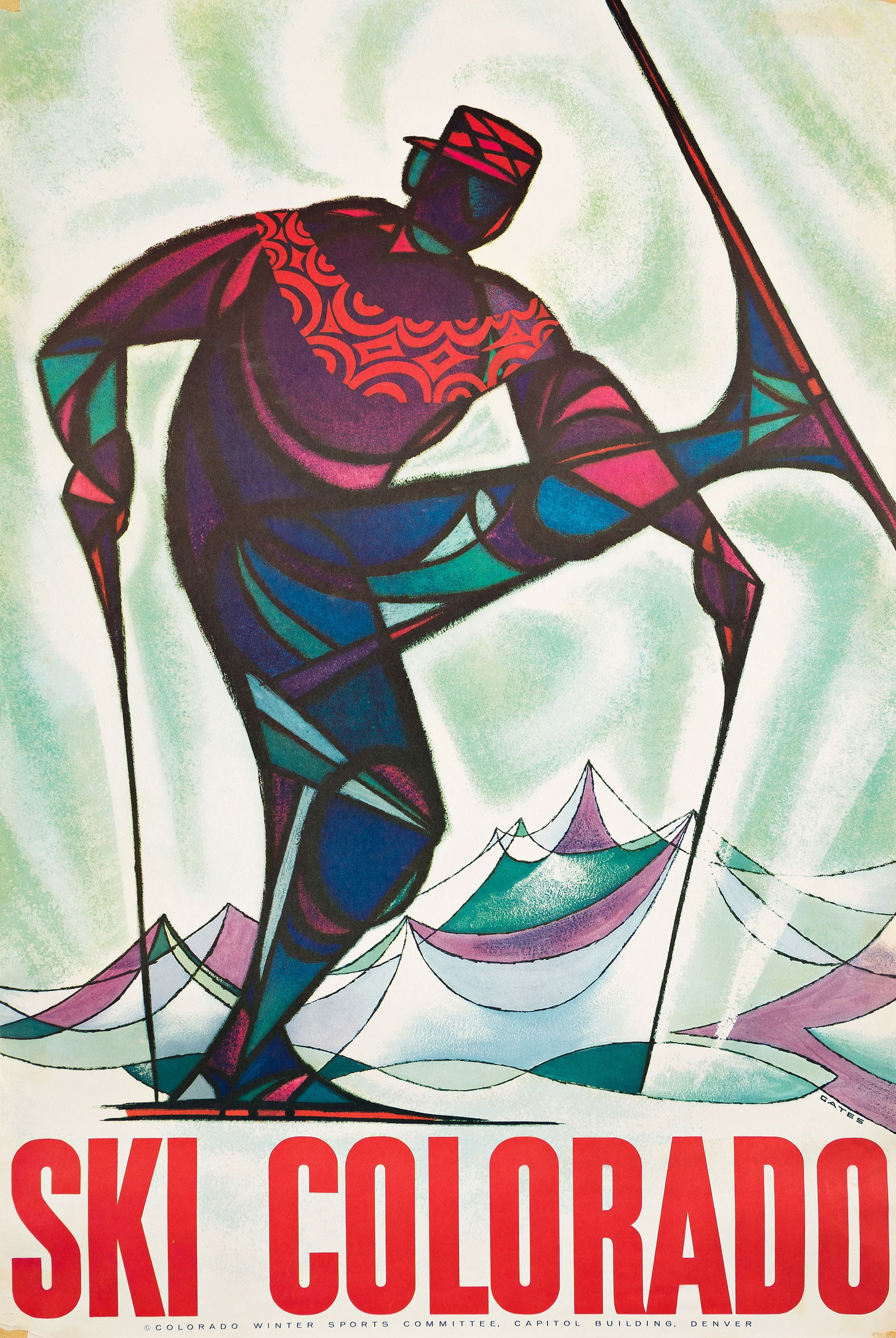 Red Gates, Ski Colorado. Circa 1957. (1 of 1)