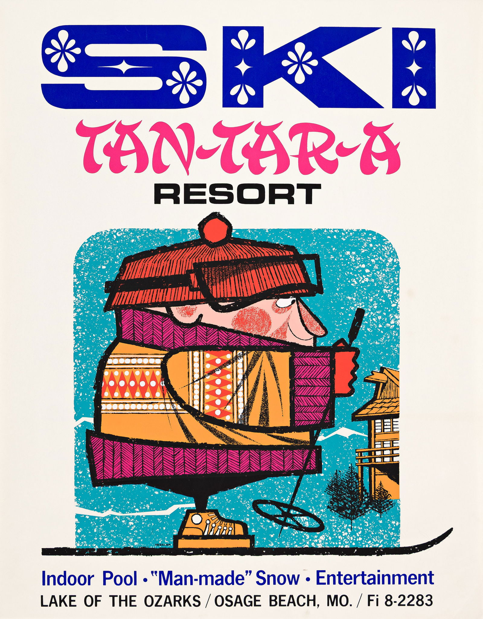 Hessler, Ski Tan - Tar - A Resort / Lake of the Ozarks. Circa 1970s. (1 of 1)