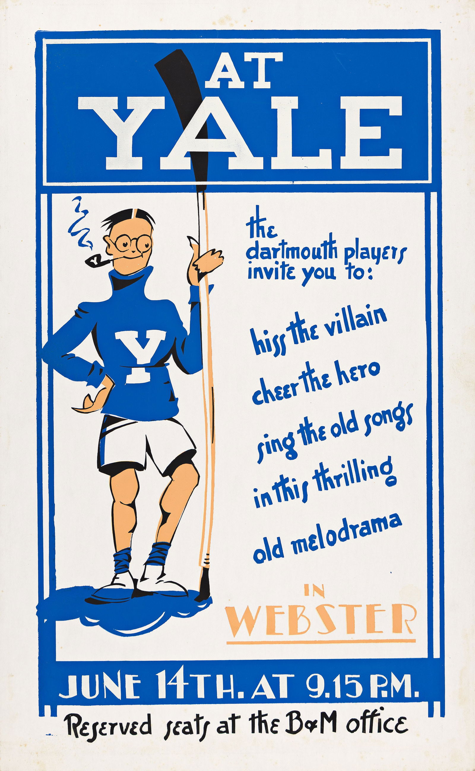 Various Artists, [Yale / Dartmouth / Princeton]. Two posters. (1 of 2)