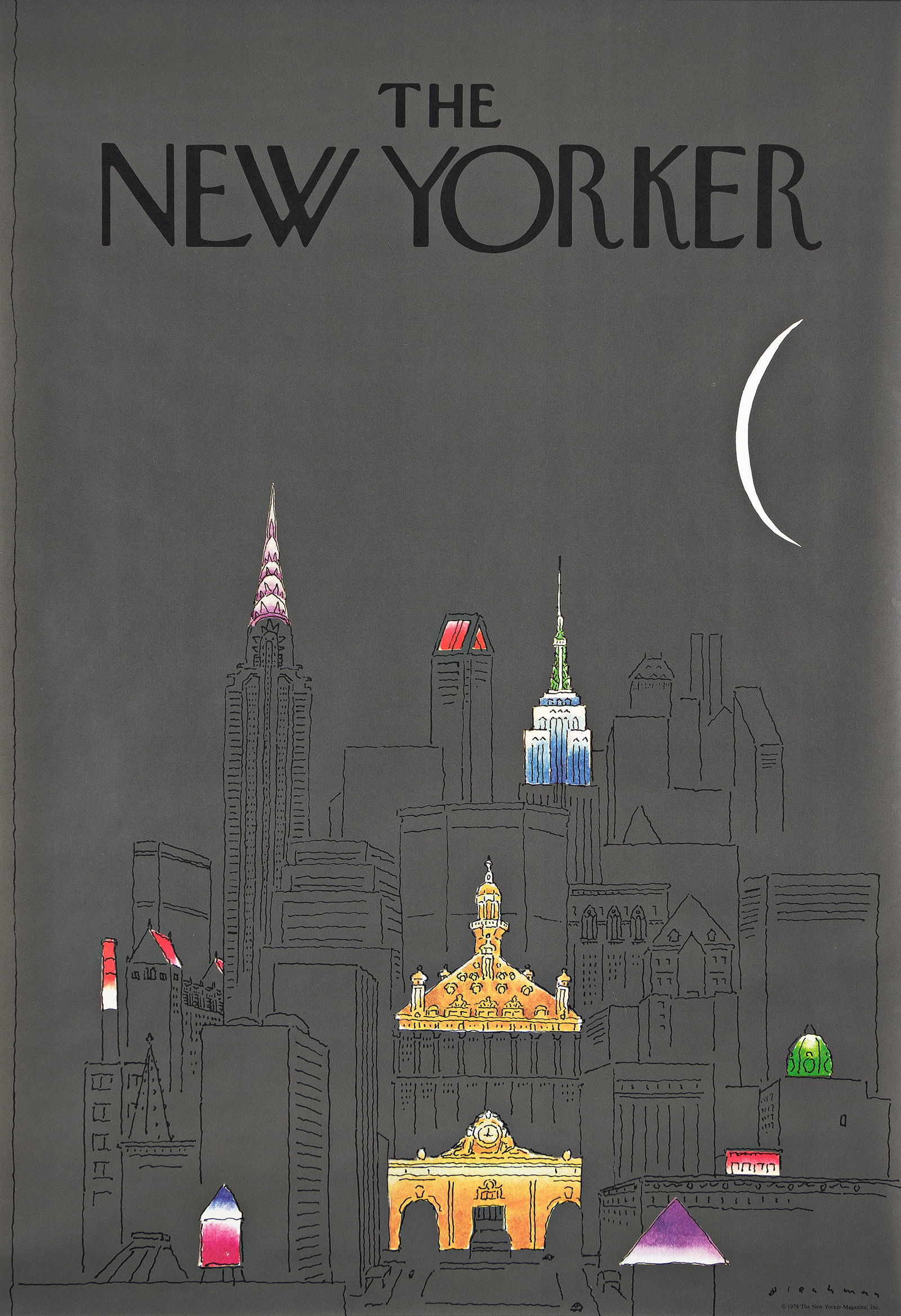 R.O. Blechman, The New Yorker. 1979. (1 of 1)