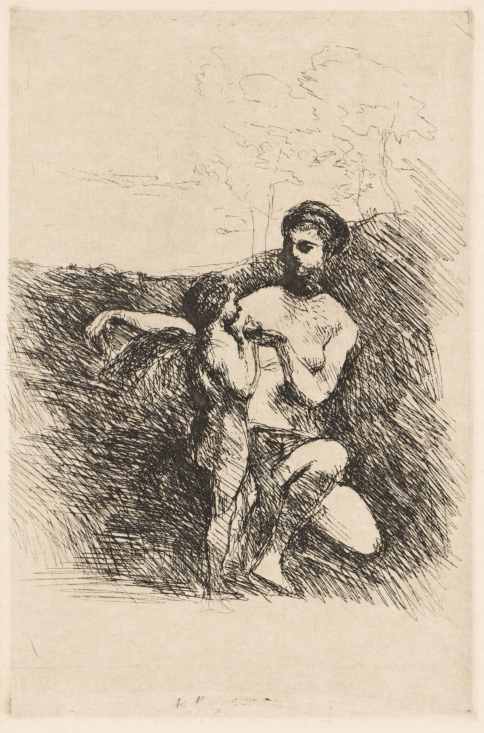 Jean-Baptiste-Camille Corot (1796-1875), Vénus coupant les Ailes de l'Amour, 1869-70. (1 of 1)