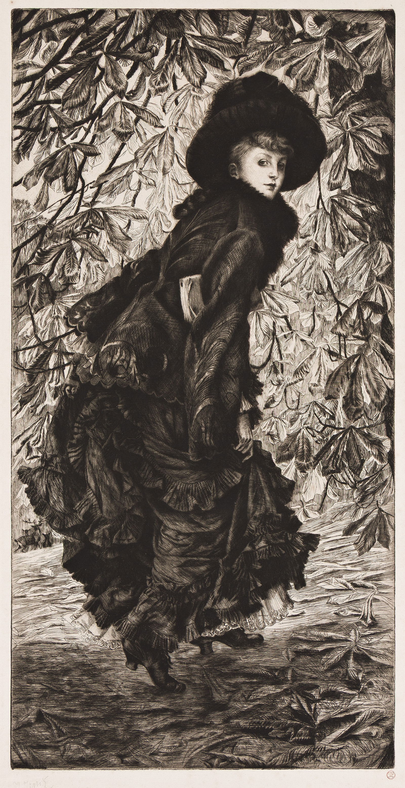 James Jacques Tissot (1836-1902), Octobre, 1878. (1 of 2)