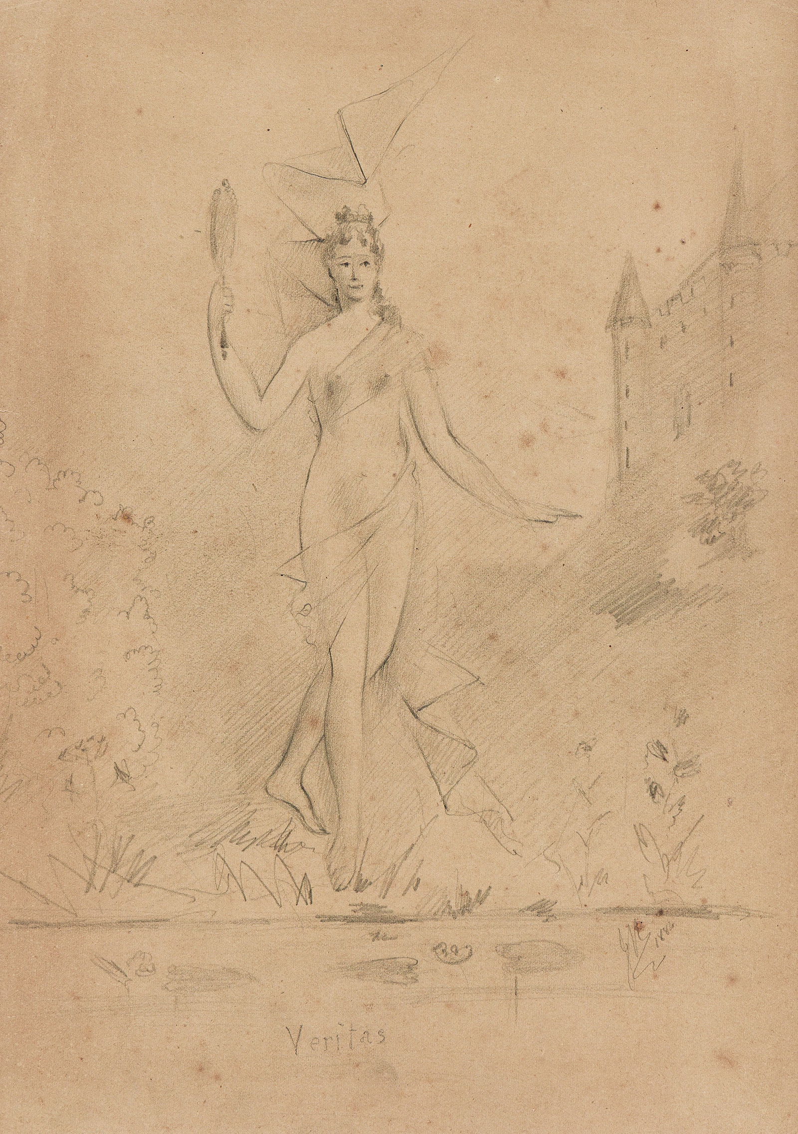 Jean-Léon Gérôme (1824-1904), Veritas, 1884. (1 of 1)