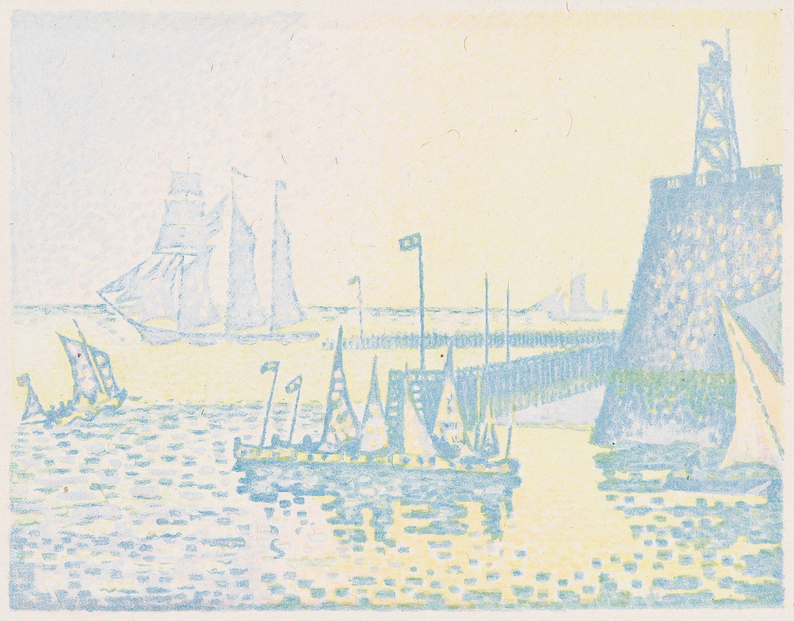 Paul Signac (1863-1935), Le Soir, 1898. (1 of 2)