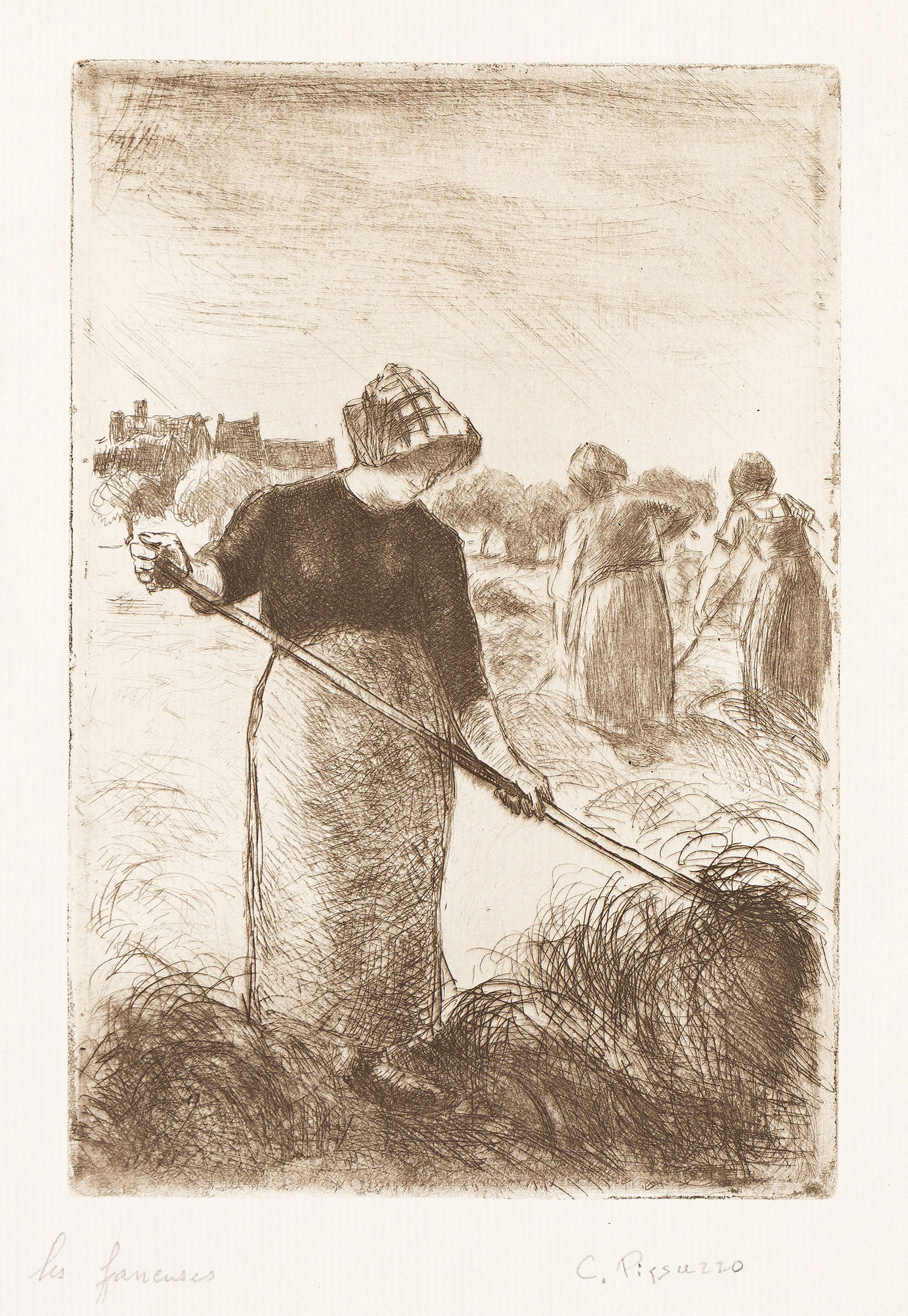 Camille Pissarro (1830-1903), Les Faneuses, 1890. (1 of 1)