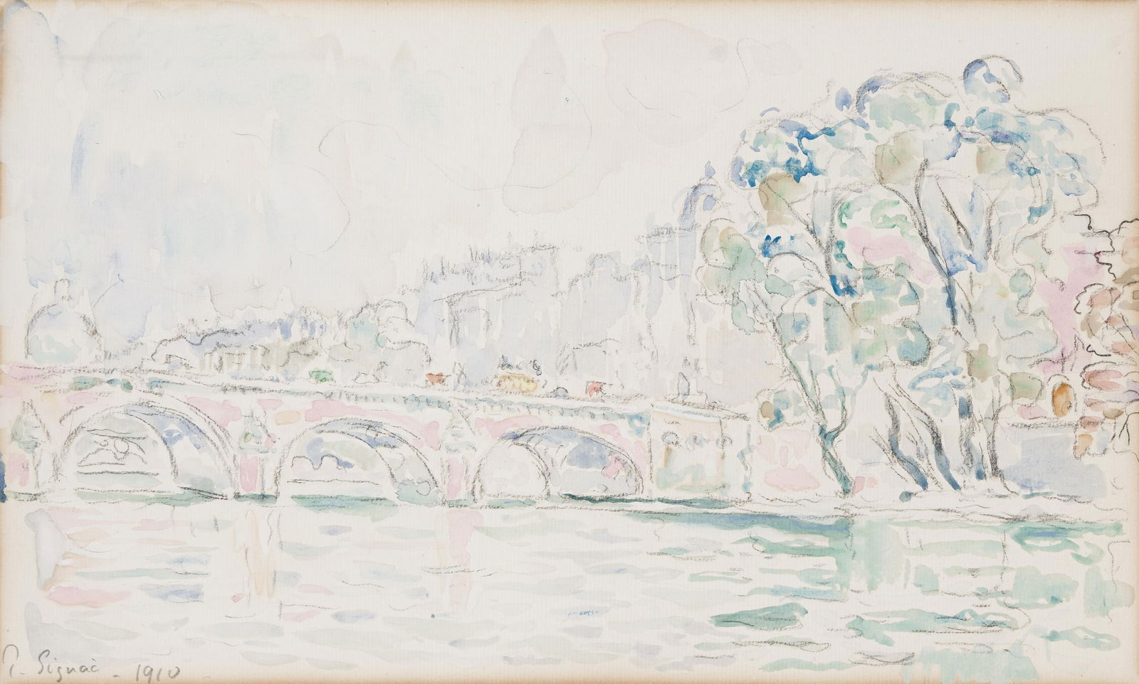 Paul Signac (1863-1935), Pont Royal - Matin lilas, 1910. (1 of 1)