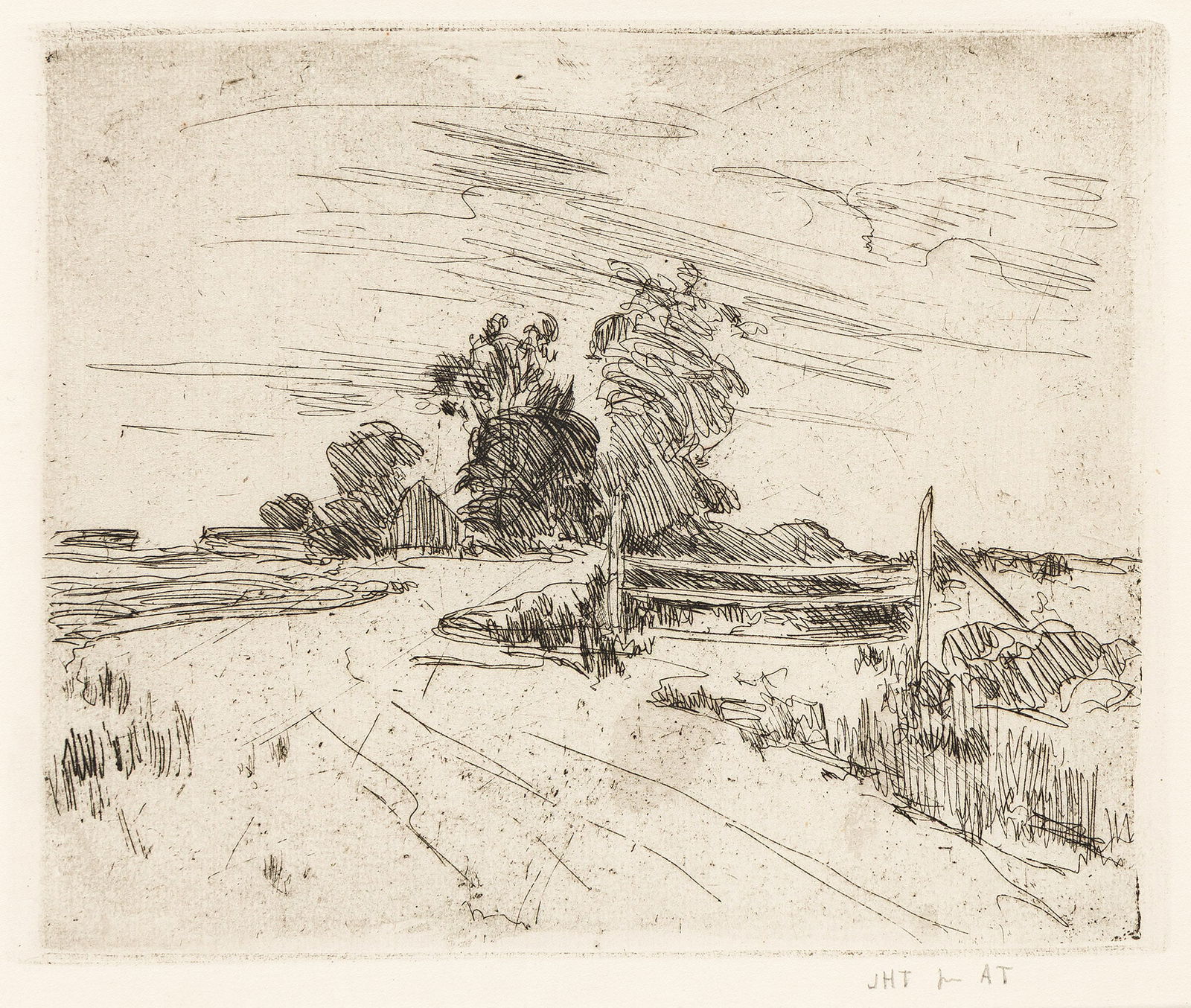 John Henry Twachtman (1853-1902), Windy Day, circa 1888-89. (1 of 1)