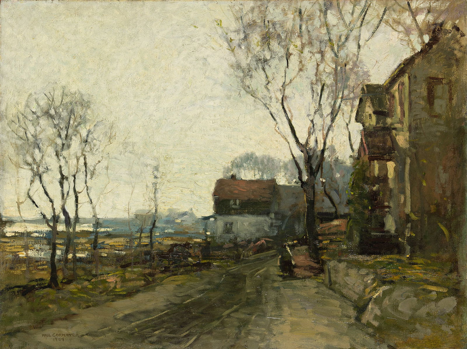 Paul Cornoyer (1864-1923), New England Town, 1904. (1 of 1)
