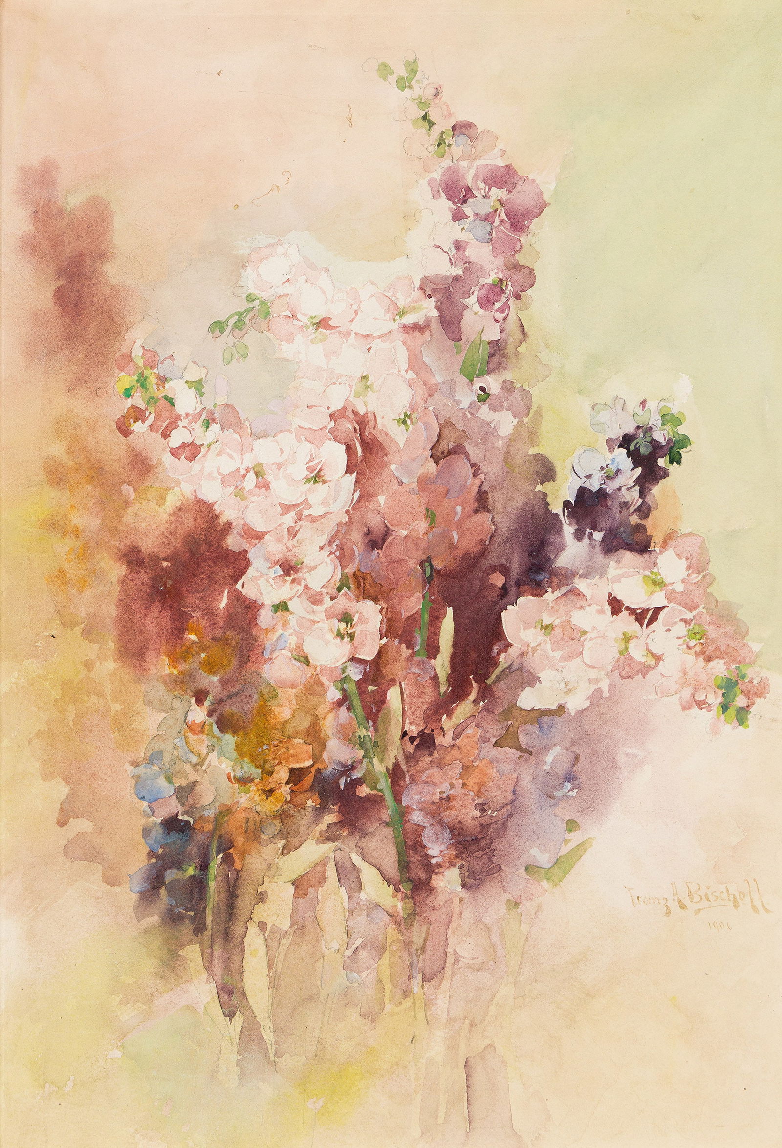 Franz Bischoff (1864-1929), Stock, 1906. (1 of 1)