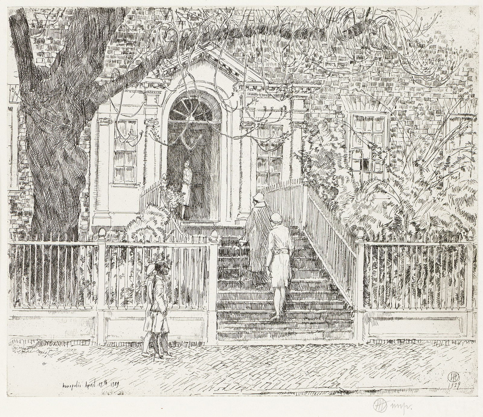 Childe Hassam (1859-1935), The Chase House (Annapolis), 1929. (1 of 1)