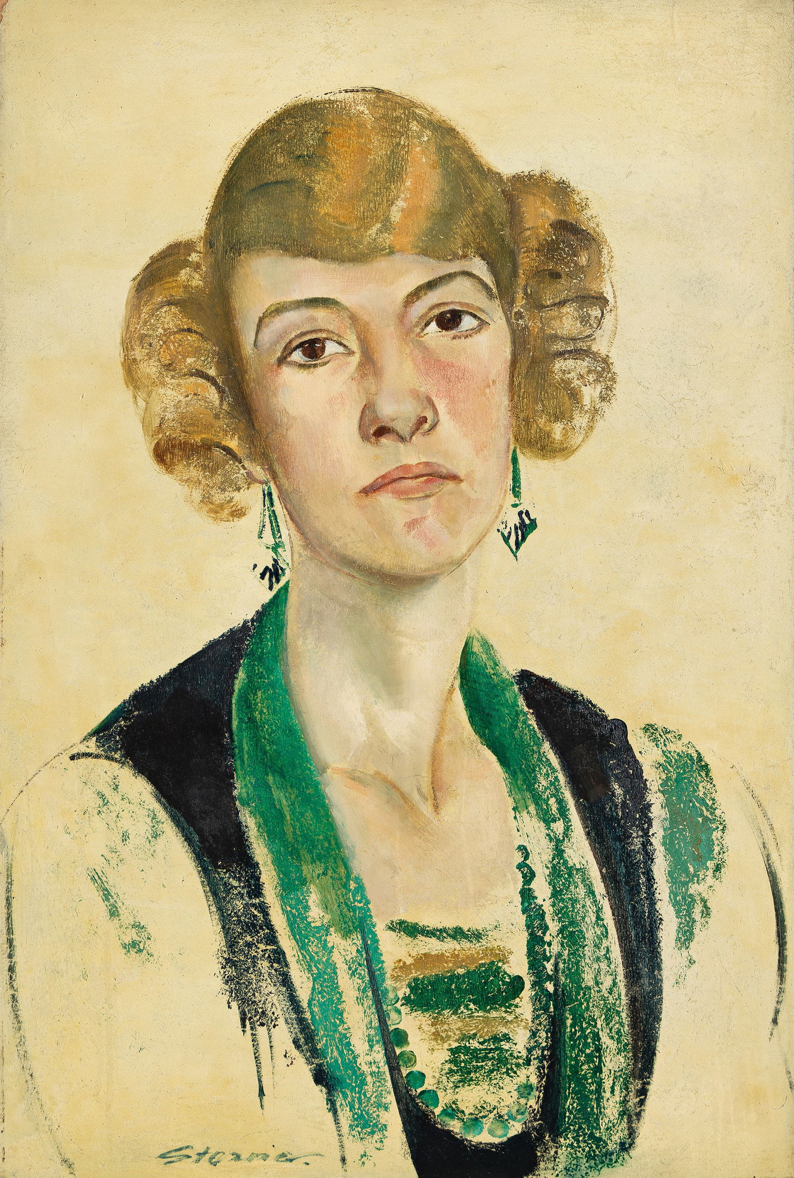 Maurice Sterne (1878-1957), Portrait of Mabel Dodge, circa 1915. (1 of 1)
