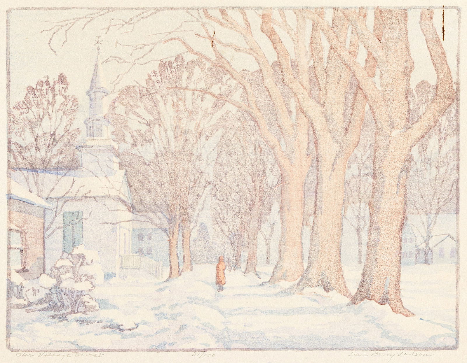 Jane Berry Judson (1865-1935), Our Village Street. (1 of 1)