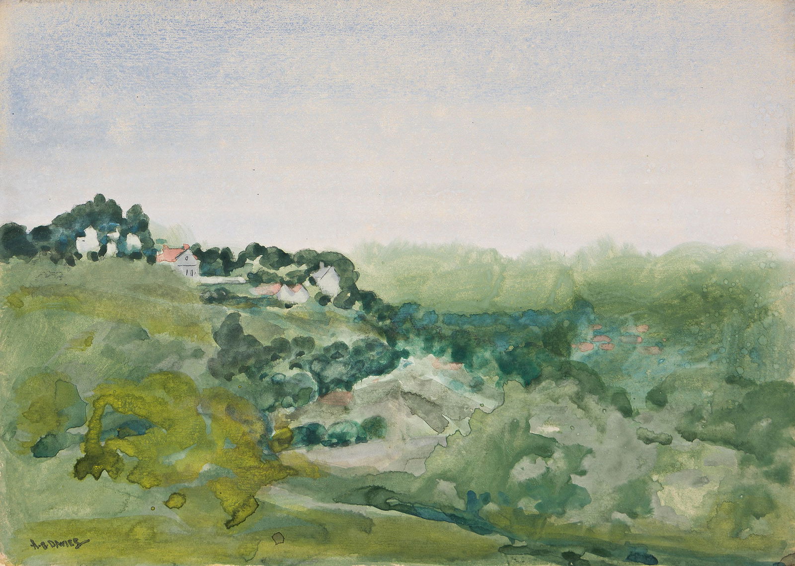 Arthur Bowen Davies (1862-1928), Red House. (1 of 1)