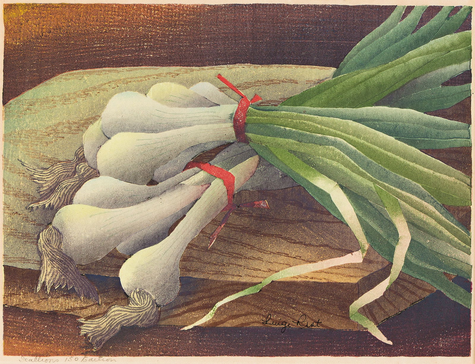 Luigi Rist (1888-1959) Scallions, circa 1946. (1 of 1)