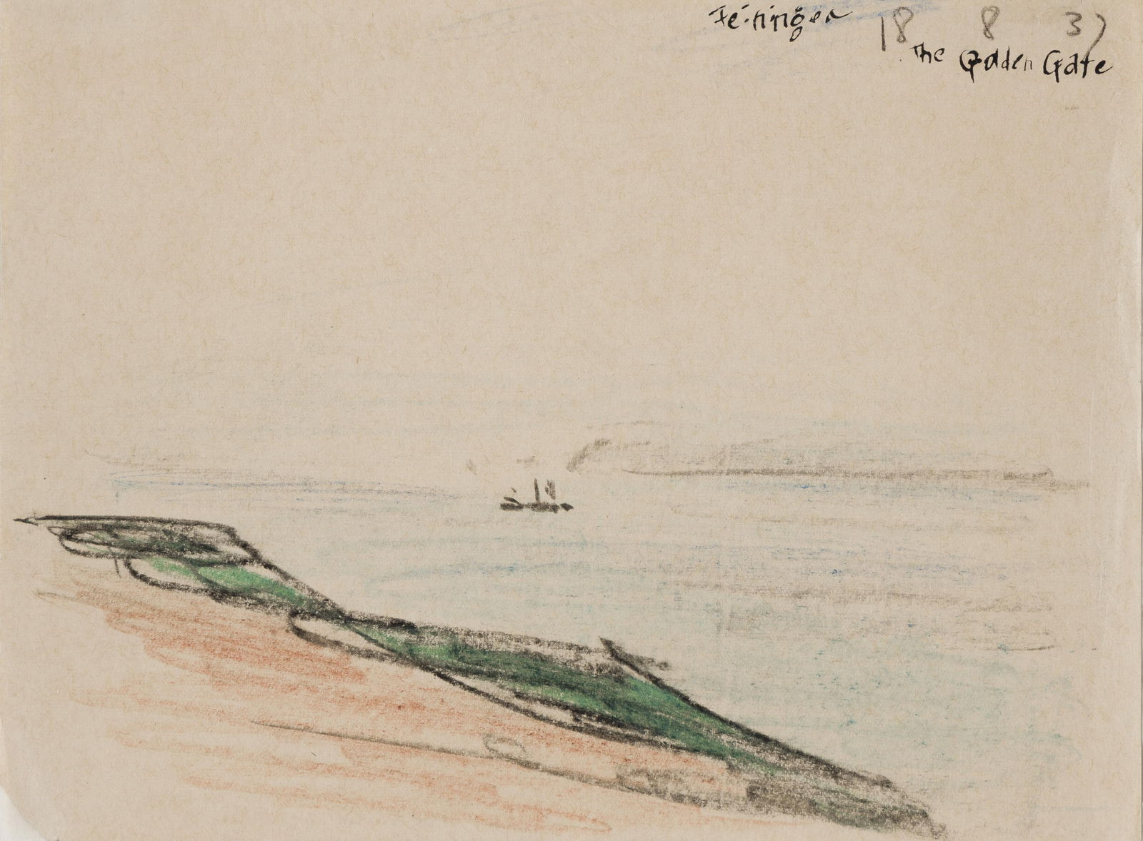 Lyonel Feininger (1871-1956), The Golden Gate. (1 of 1)