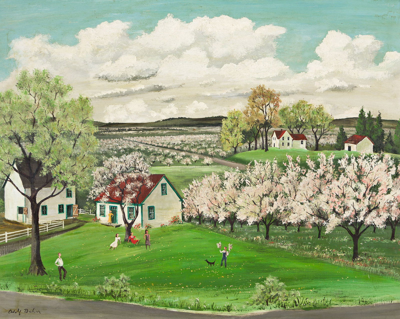 Adolf Dehn (1895-1968), The Apple Orchard. (1 of 1)