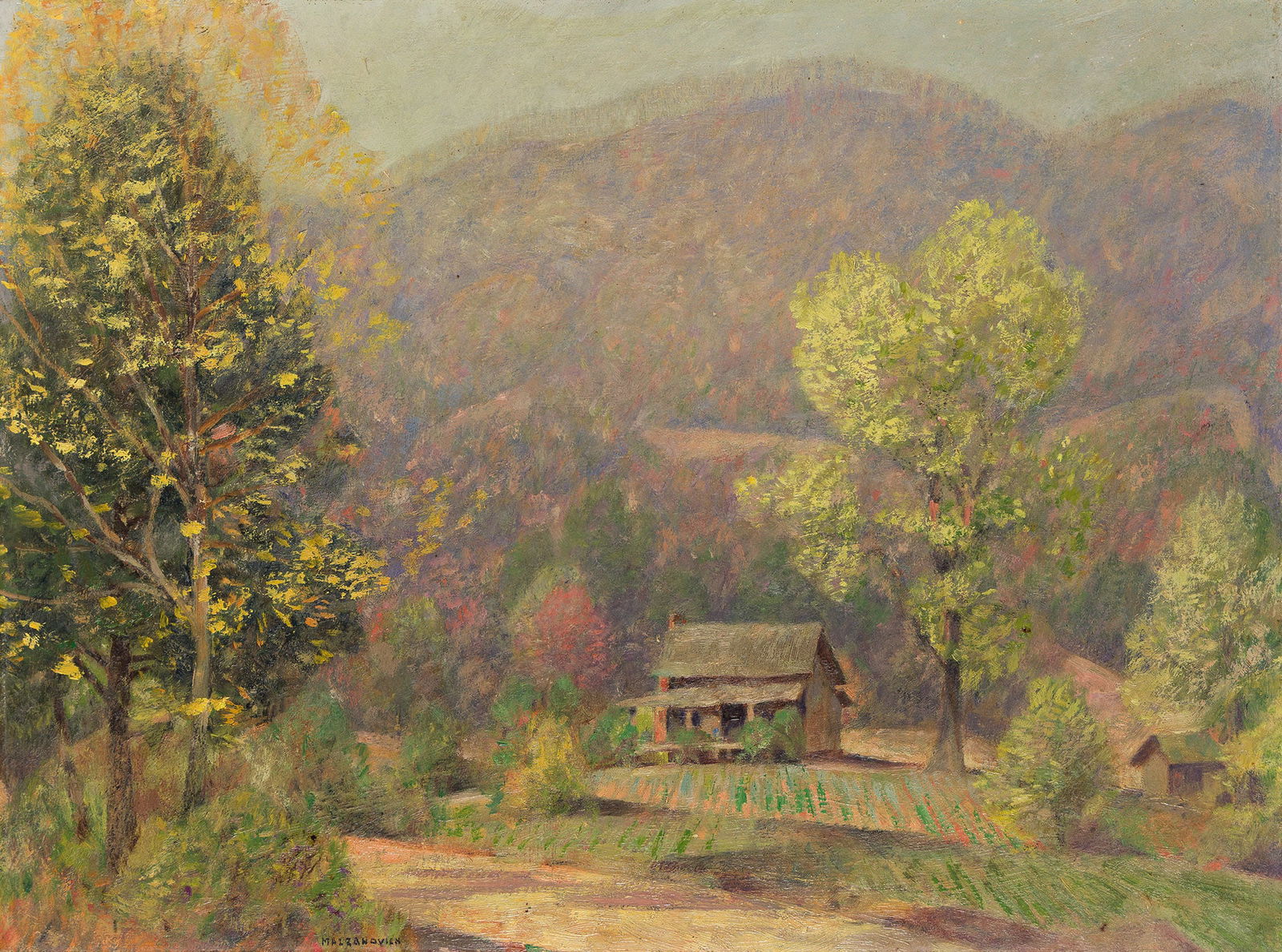 Lawrence Mazzanovich (1872-1959), Cottage, North Carolina. (1 of 1)