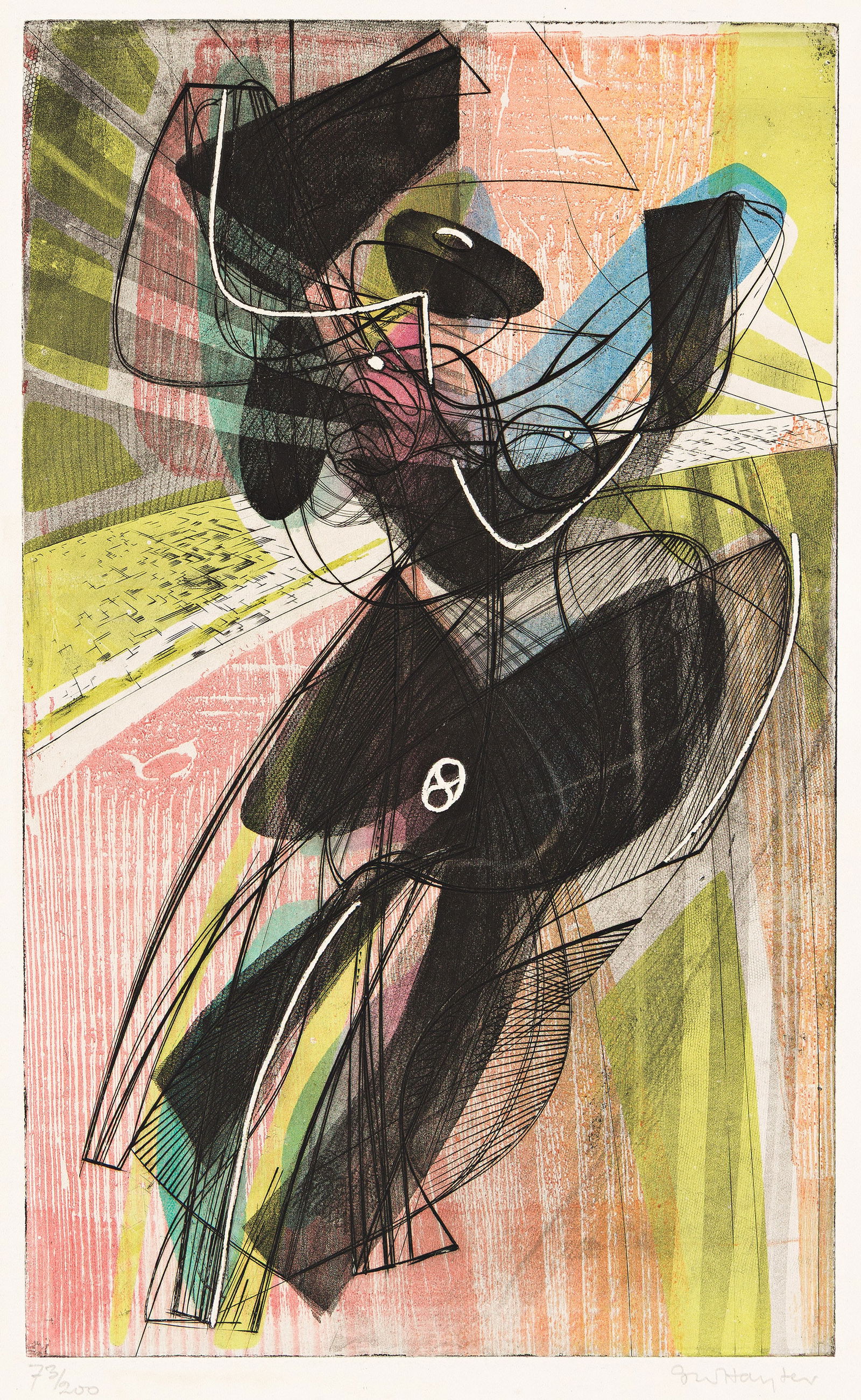 Stanley W. Hayter (1901-1988), Danse du Soleil, 1951. (1 of 1)