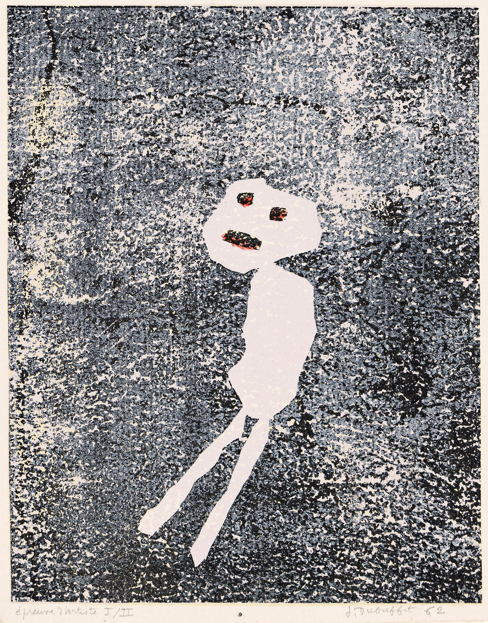 Jean Dubuffet (1901-1985), Frontispiece for Le Mirivis des Naturgies, 1962. (1 of 1)