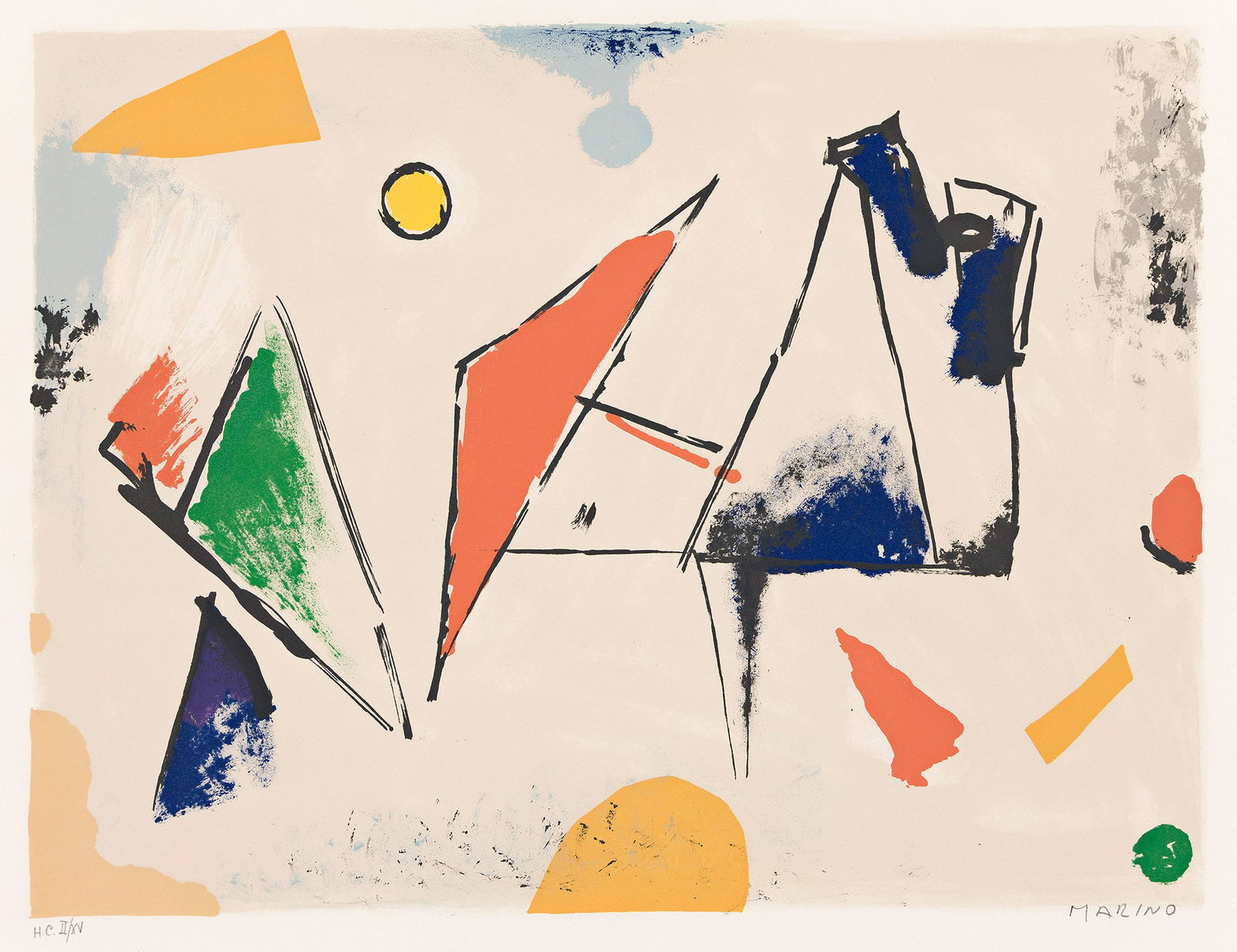 Marino Marini (1924-1997), From Color to Form VIII, 1969. (1 of 1)