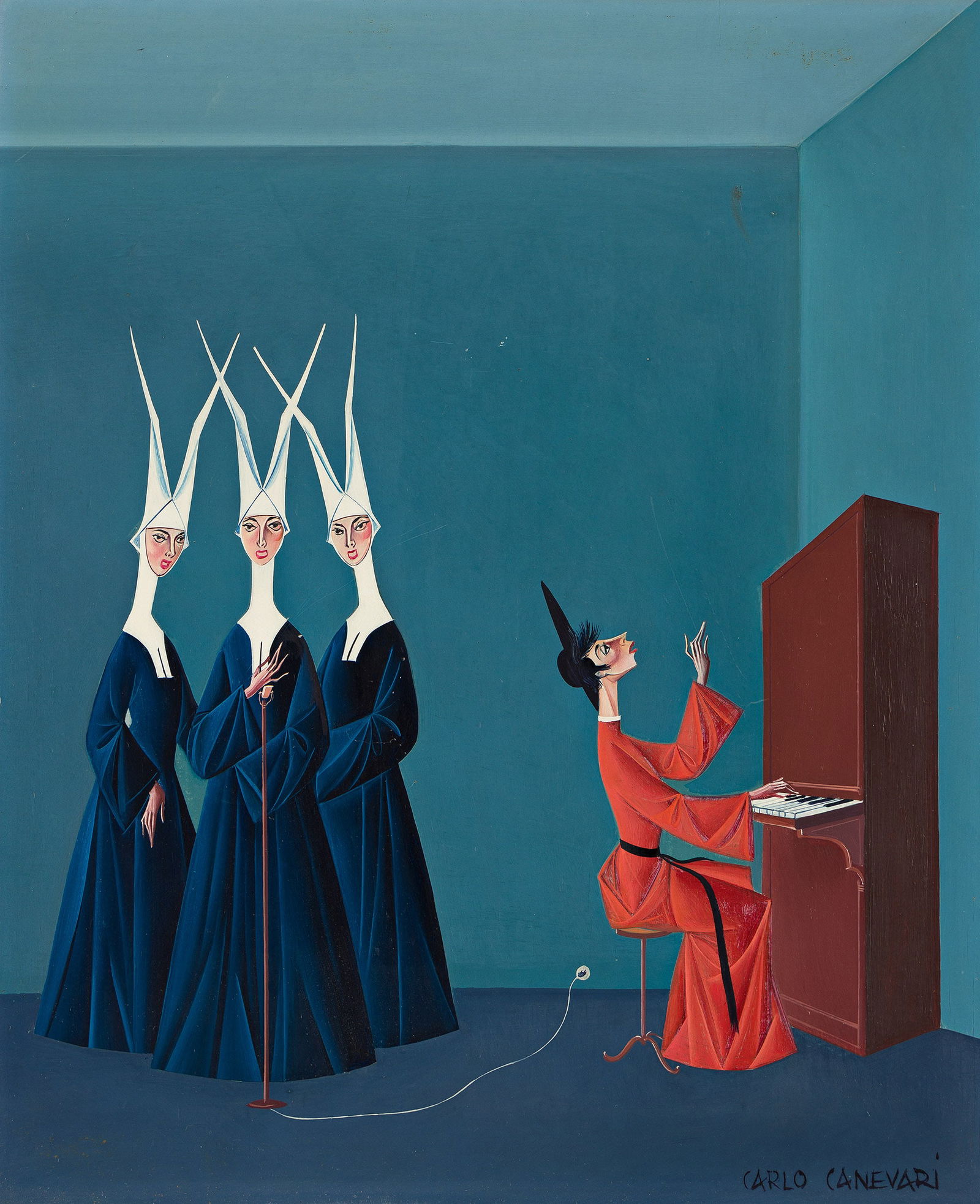 Carlo Canevari (1922-1996), Untitled (Concert). (1 of 1)