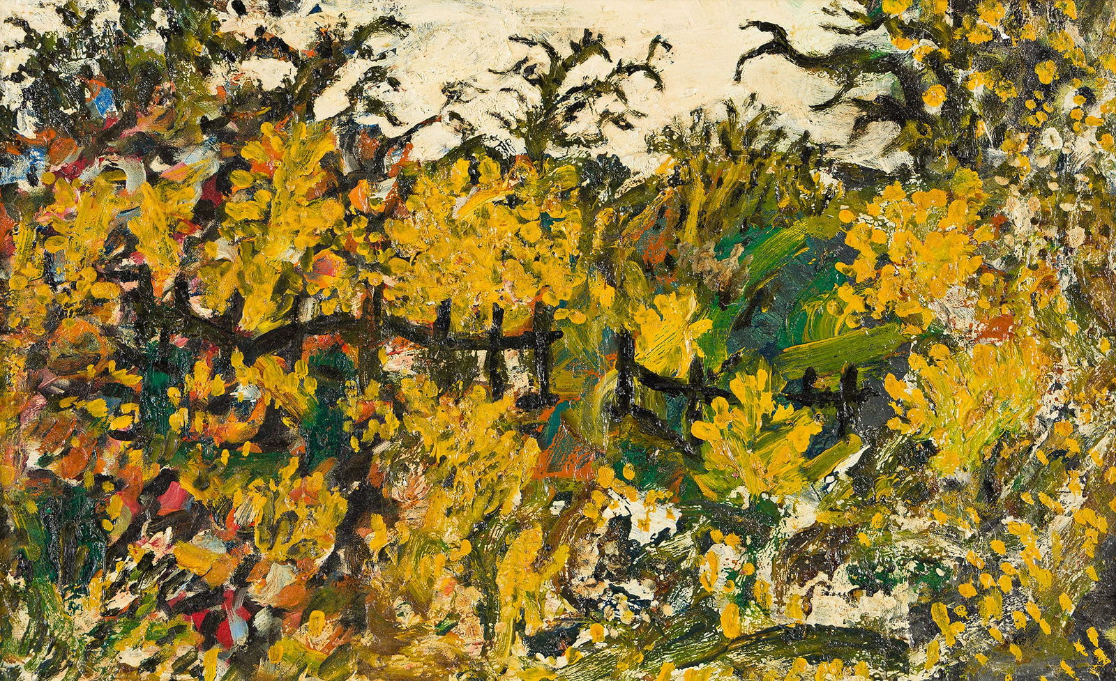 Sacha Moldovan (1901-1982), Le Jardin ensoleille, circa 1964. (1 of 1)