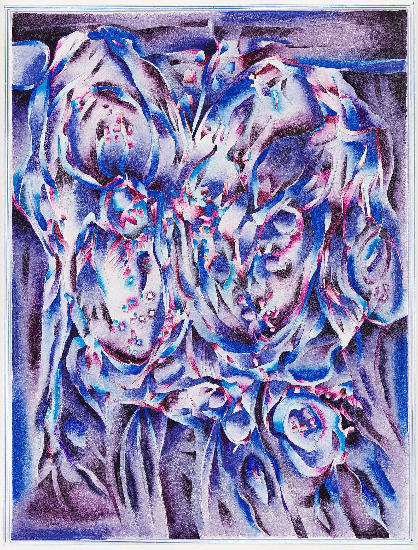 Charles Seliger (1926-2009), Transfiguration, 1983.: Charles Seliger(1926-2009)Transfiguration.Acrylic on Masonite, 1983.Signed and dated in ink, lower left. Signed, titled, dated and inscribed with the medium in ink, verso.12 x 9 in. (30.5 x 22.9 cm.)F