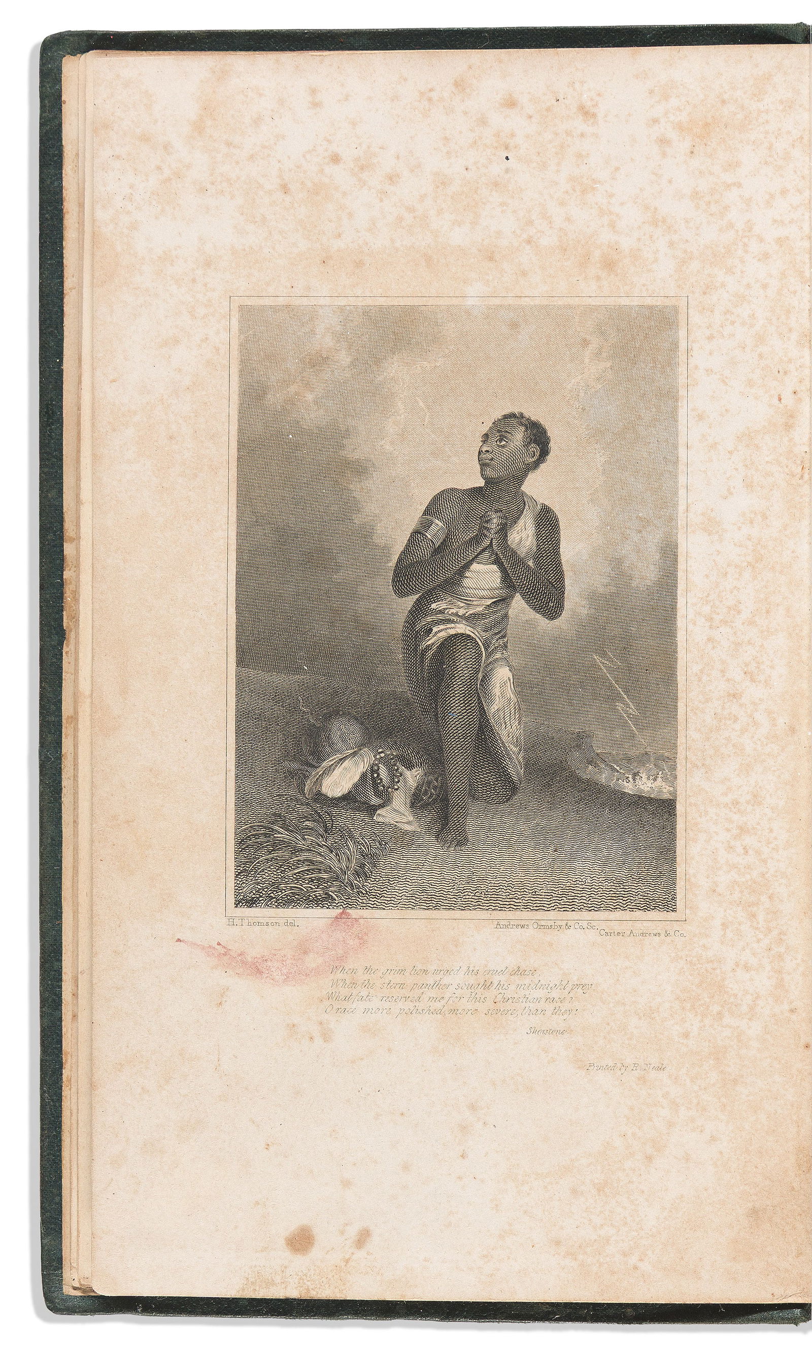 (ABOLITION.) Lydia Maria Child. An Appeal in Favor of that Class of Americans Called Africans.: (ABOLITION.)Lydia Maria Child. An Appeal in Favor of that Class of Americans Called Africans. Boston: Allen and Ticknor, 1833Frontispiece plate, 2 full-page engravings. [6], 232 pages. 12mo, 7¼