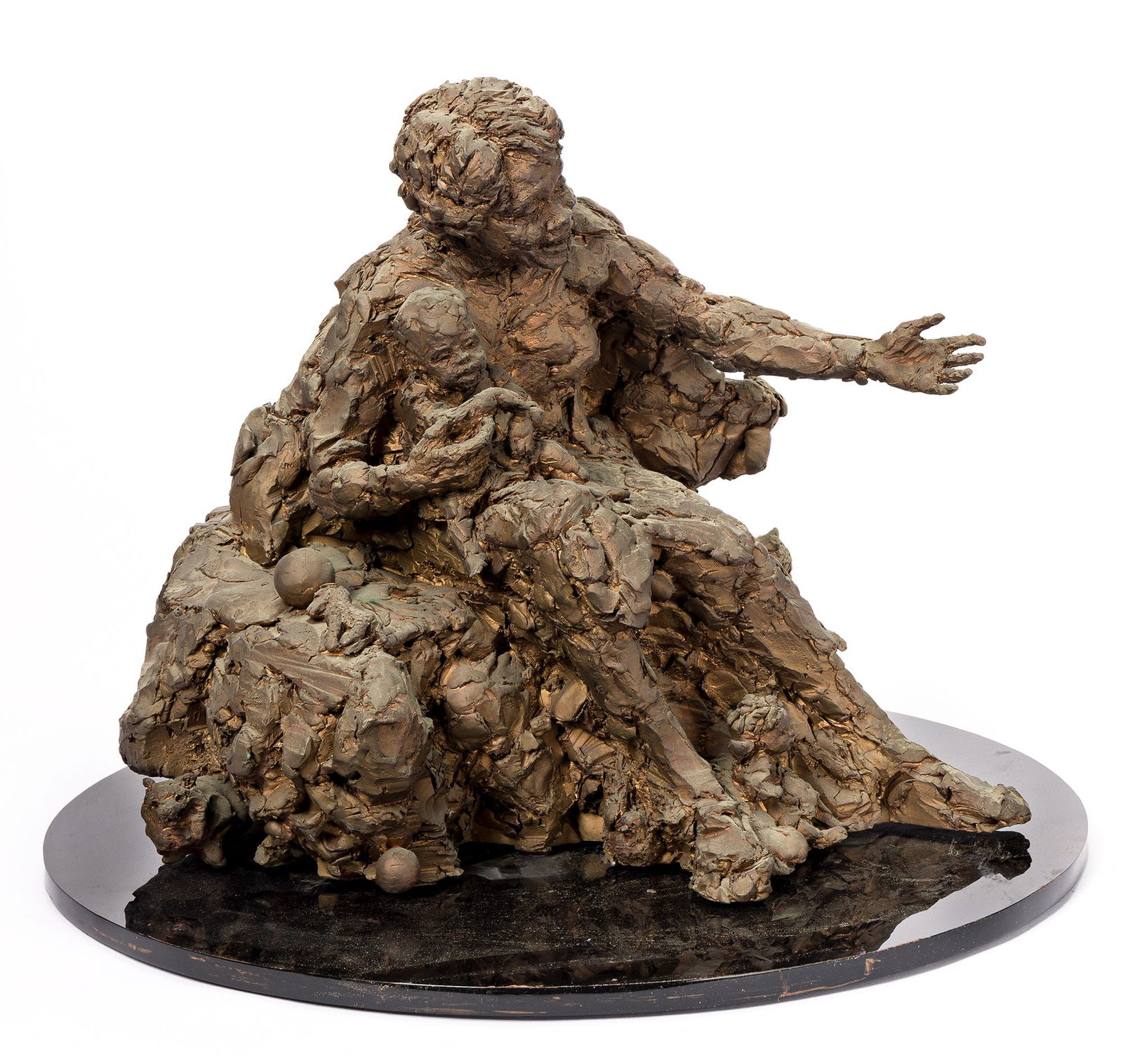 (ART.) Scale models and documentation for monument to Mother Clara Hale by sculptor Robert Berks, (1 of 7)