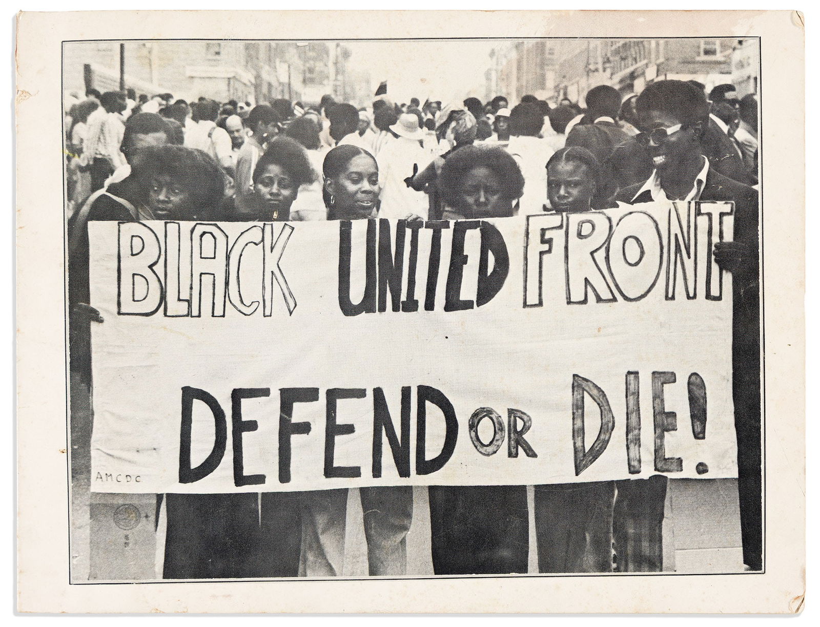 (BLACK POWER.) Black United Front, Defend or Die! New York: Black United Front, [1979] (1 of 1)