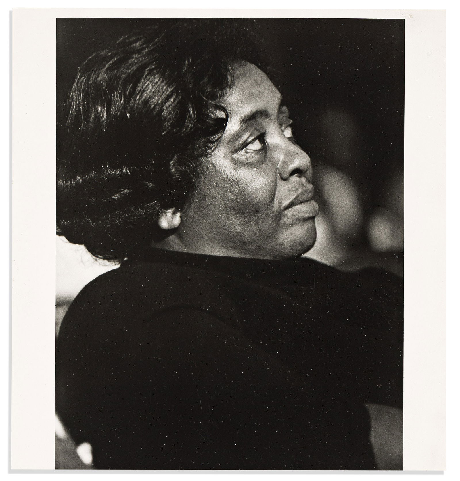 (CIVIL RIGHTS.) LeRoy Henderson, photographer. Portrait of Fannie Lou Hamer, circa 1970s (1 of 1)
