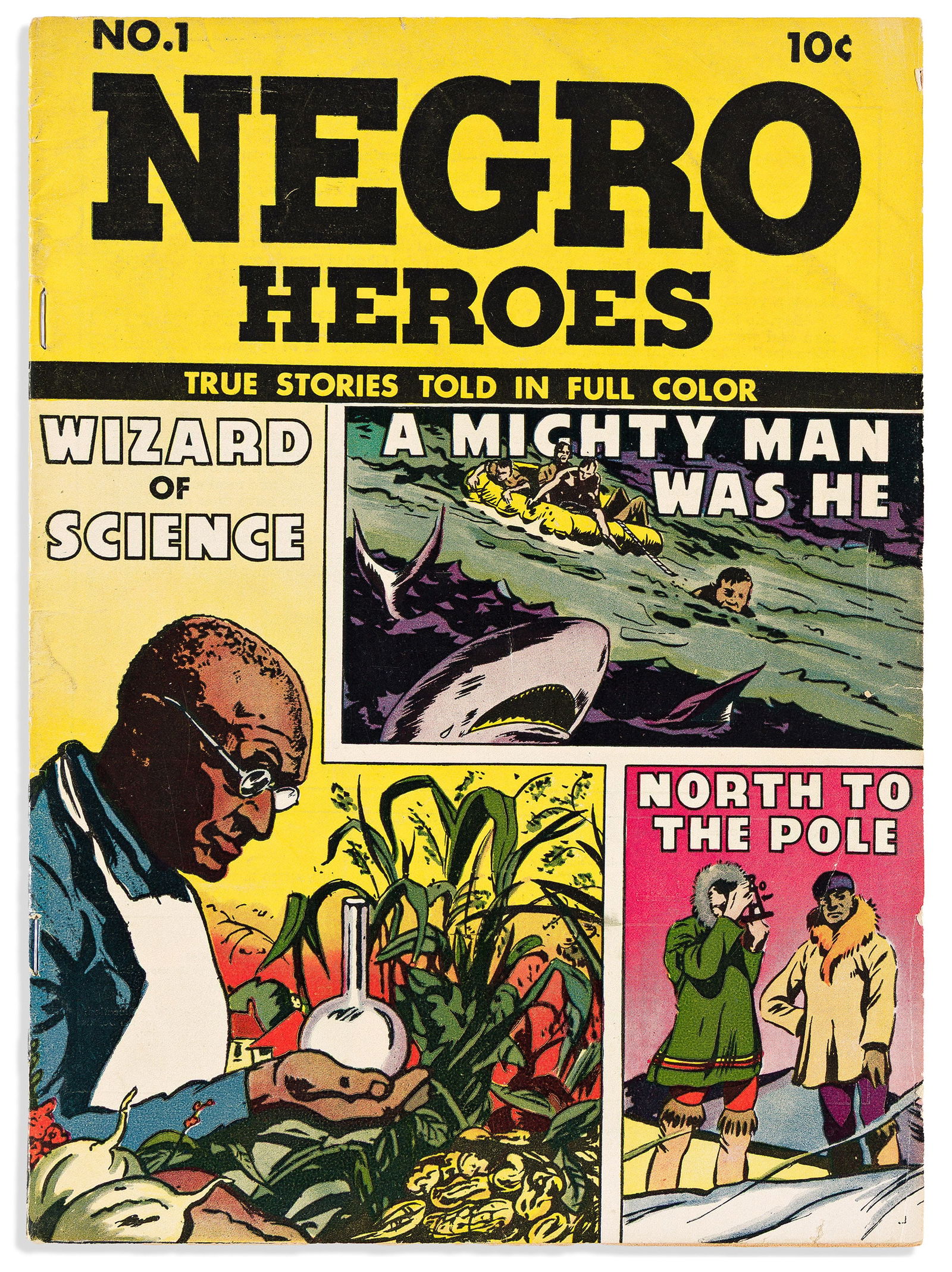 (COMIC BOOKS.) Negro Heroes: True Stories Told in Full Color. New York: National Urban League, 1947 (1 of 1)
