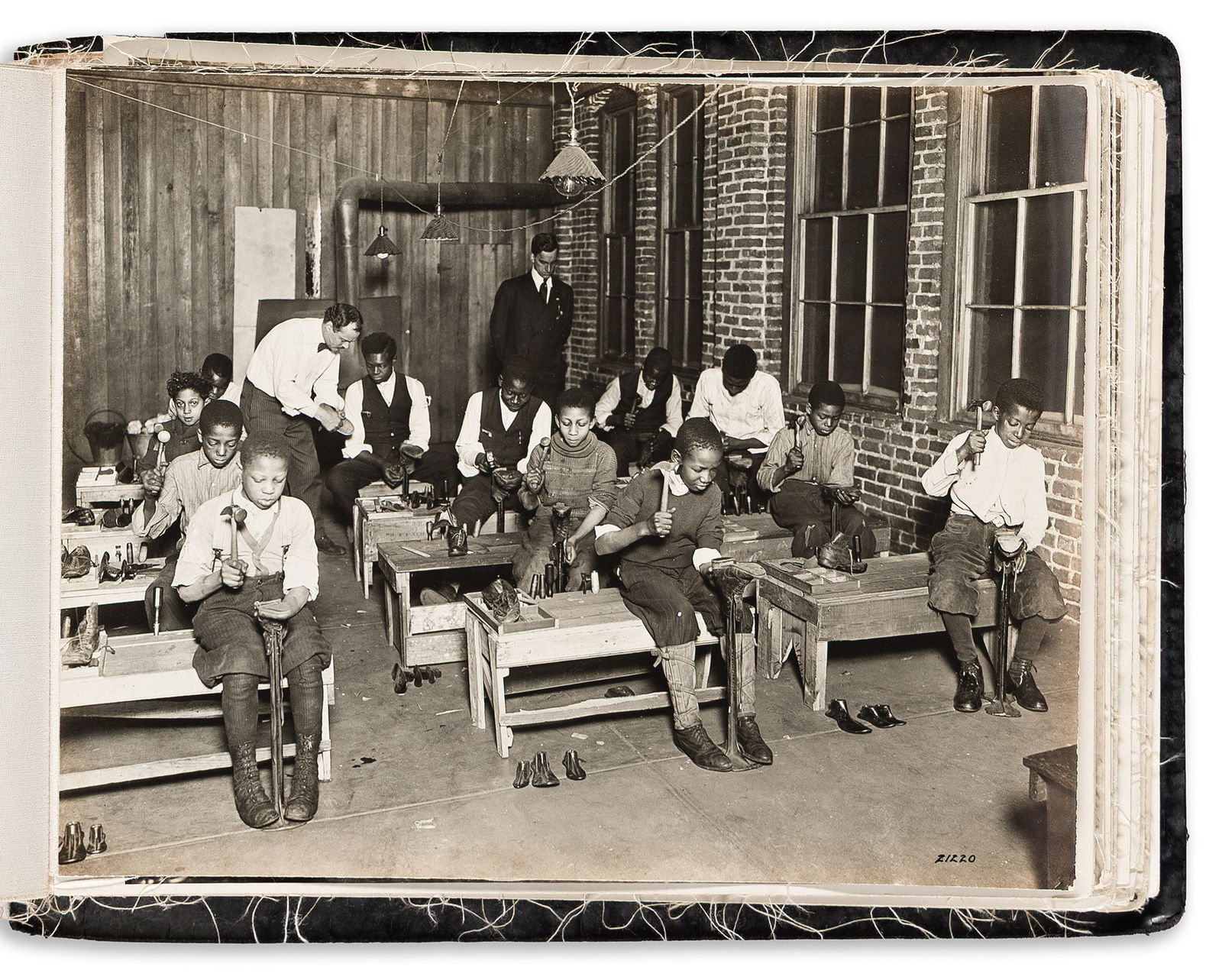 (EDUCATION.) Photograph albums of Louisville's Presbyterian Colored Mission, circa 1898 to 1946 (1 of 6)