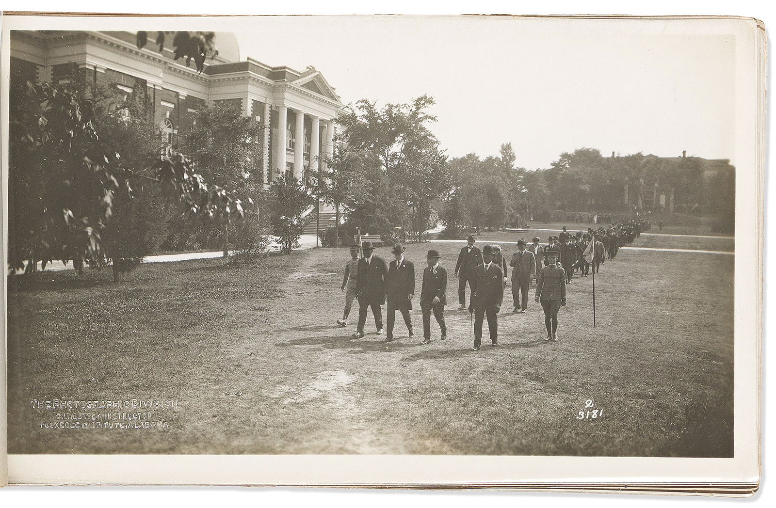 (EDUCATION.) Photograph album of an event at Tuskegee Institute. Tuskegee, AL, 1921 (1 of 2)