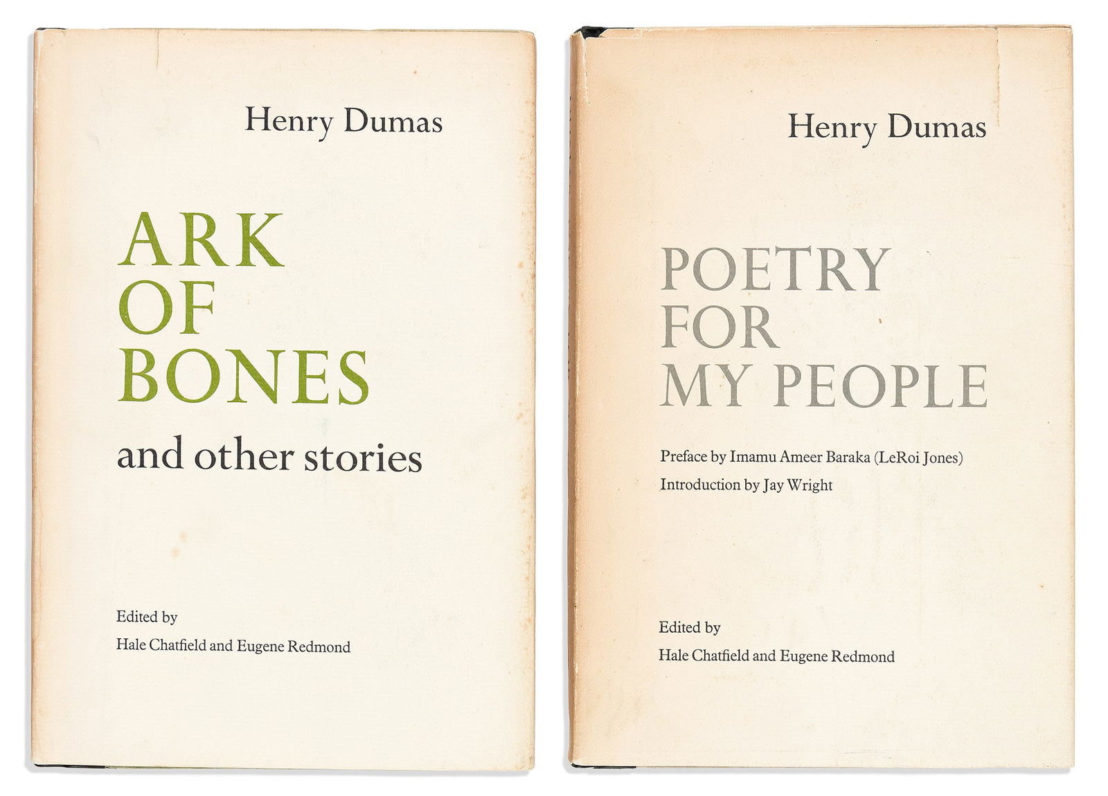 (LITERATURE.) Henry Dumas. Poetry for My People / Ark of Bones. Carbondale, IL, [1970] (1 of 1)
