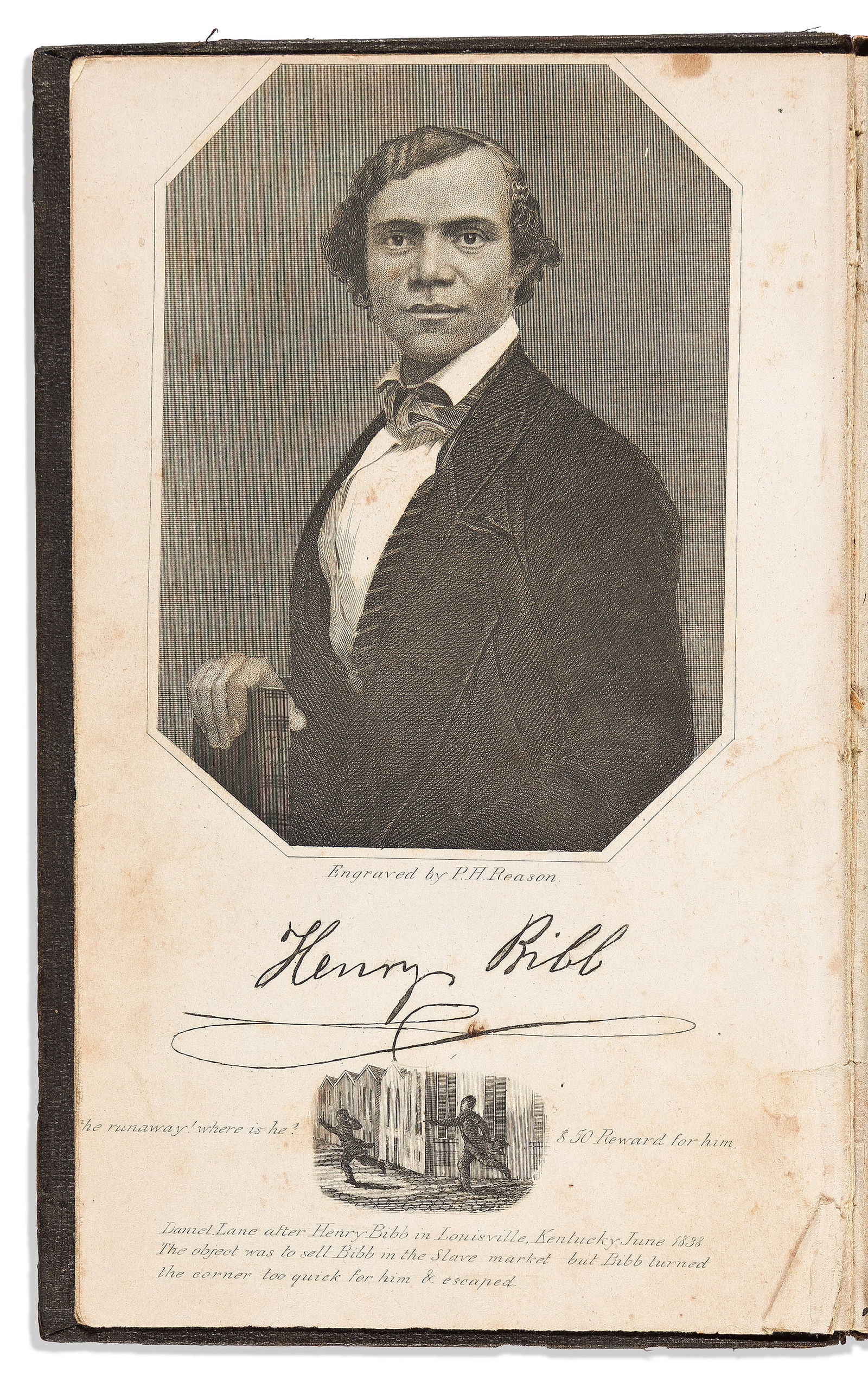(SLAVERY.) The Narrative of the Life and Adventures of Henry Bibb, an American Slave. New York, 1850 (1 of 2)