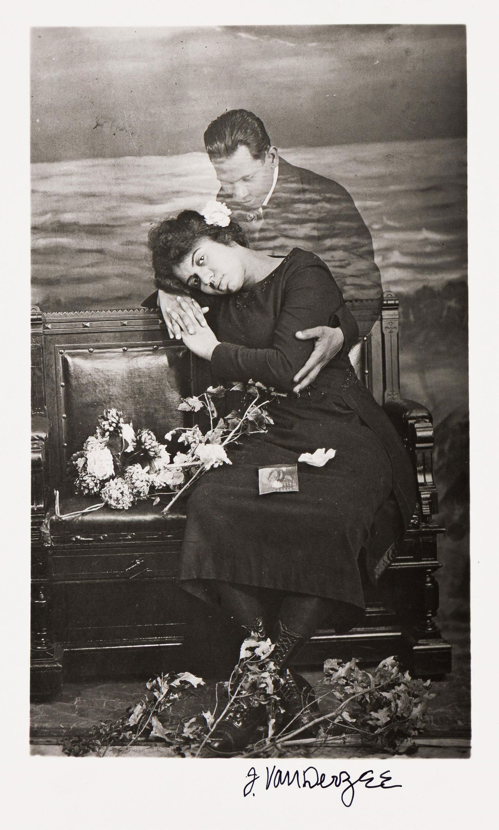 James Vanderzee (1886-1986), Daydreams, circa 1926.: James VanDerZee (1886-1986) Daydreams. Silver print, circa 1926. Signed in ink, lower right. Signed, titled, and dated in pencil, verso. Printed in 1981 under the supervision of James VanDerZee. 7 1/8