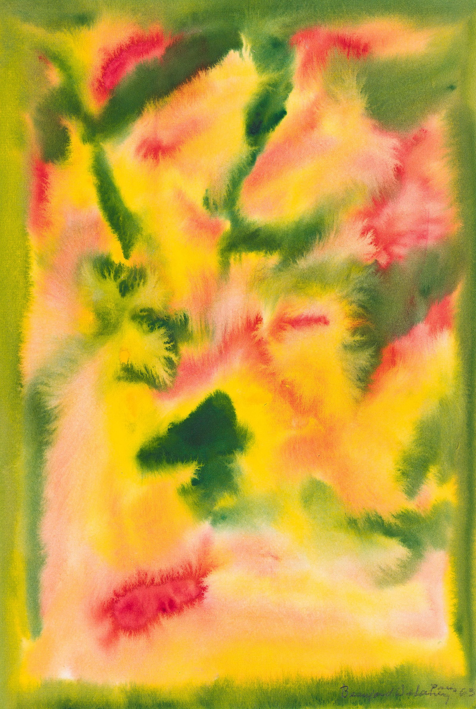 Beauford Delaney (1901-1979), Untitled (Abstract Composition), 1963. (1 of 1)