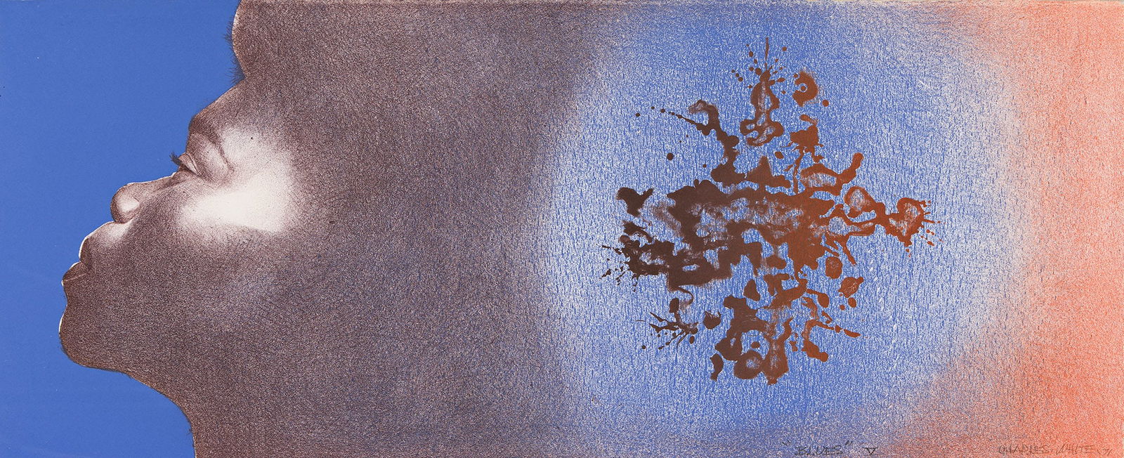 Charles White (1919-1979), Blues, 1971. (1 of 1)